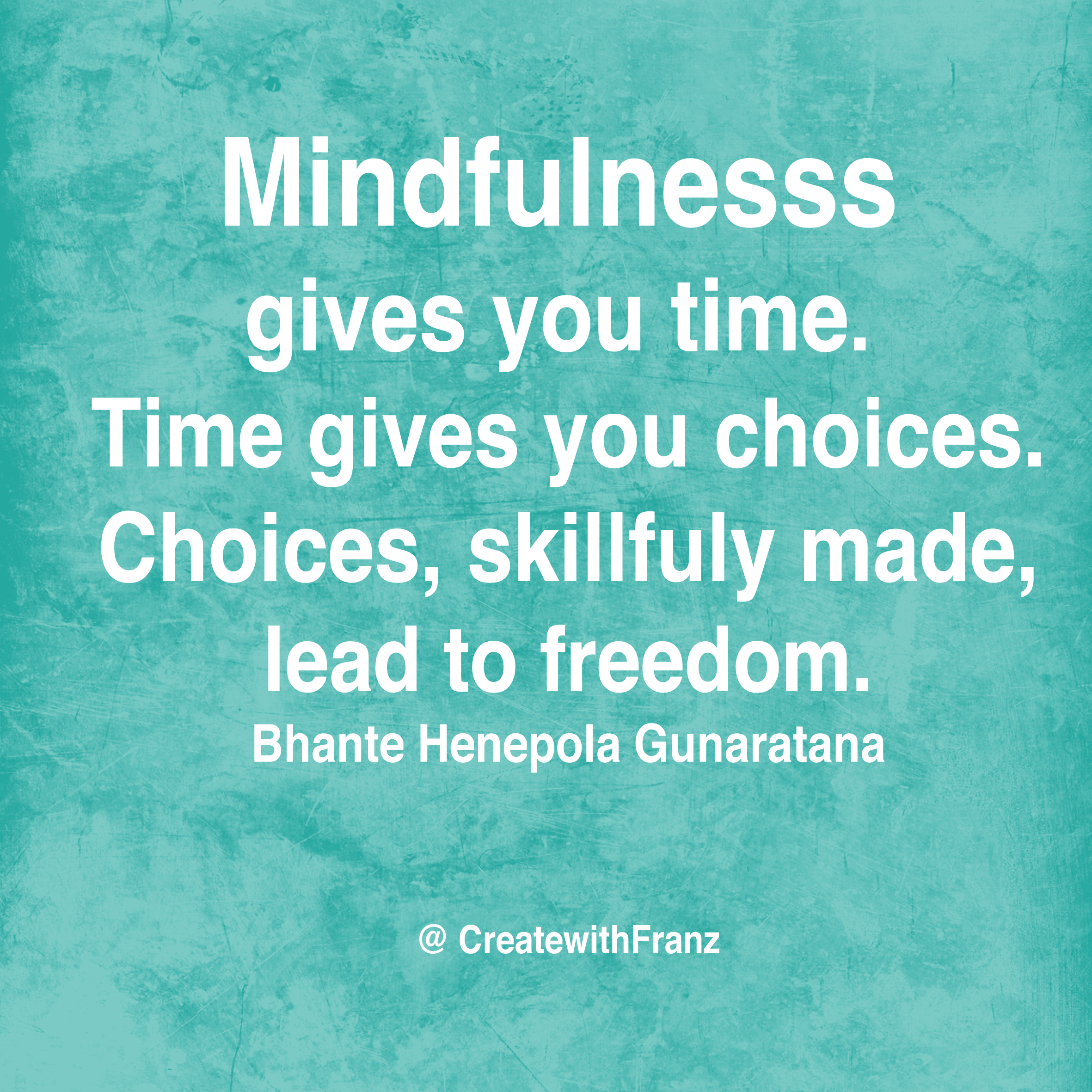 Why being mindful matters
