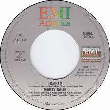 Marty Balin - Hearts - Time Warp Song of the Day
