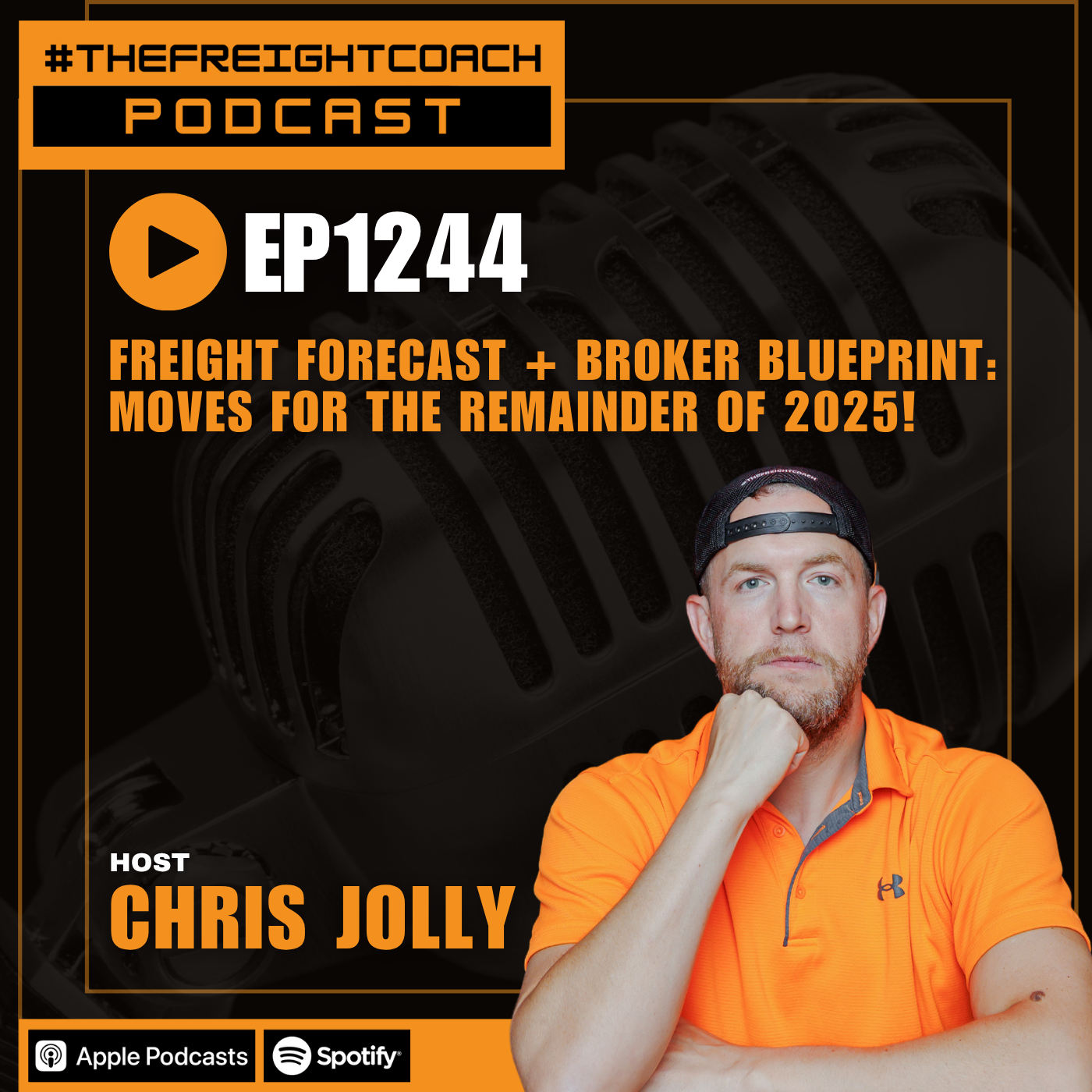 1244. #TFCP - Freight Forecast + Broker Blueprint: Moves for the Remainder of 2025!