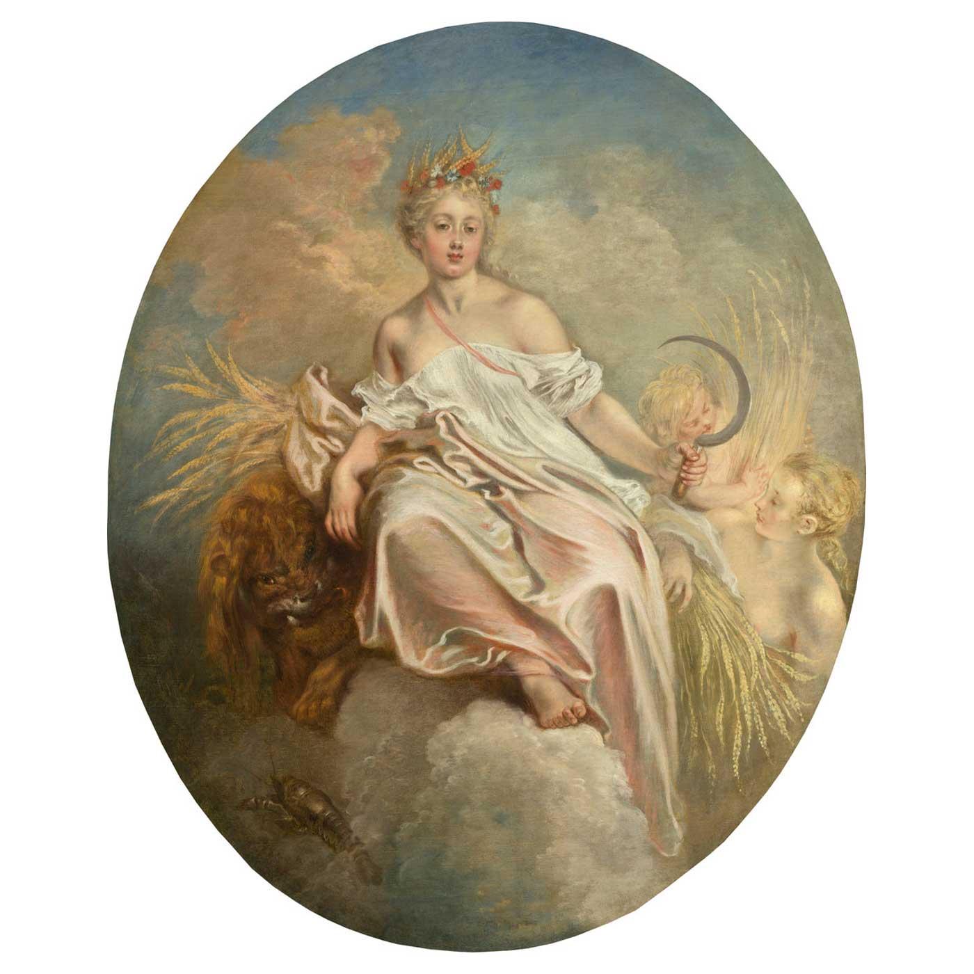 Ceres (Summer) by Antoine Watteau