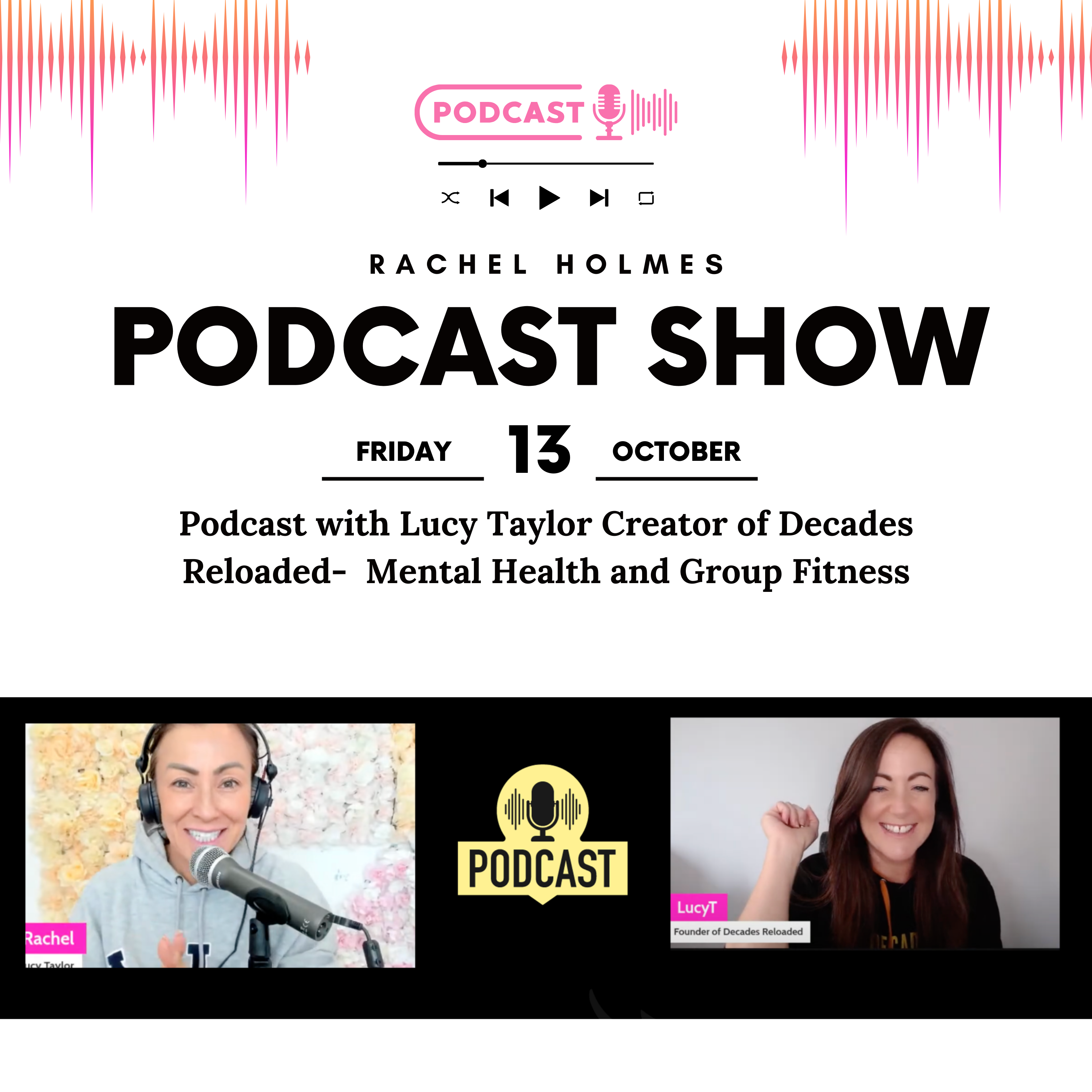 Podcast with Guest Lucy Taylor Mental Health and Group Fitness