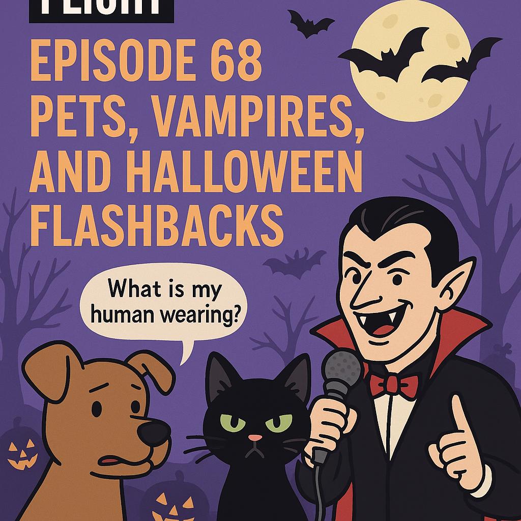 ep 68- Junk Drawers, Pets, Vampires and Halloween Flashbacks