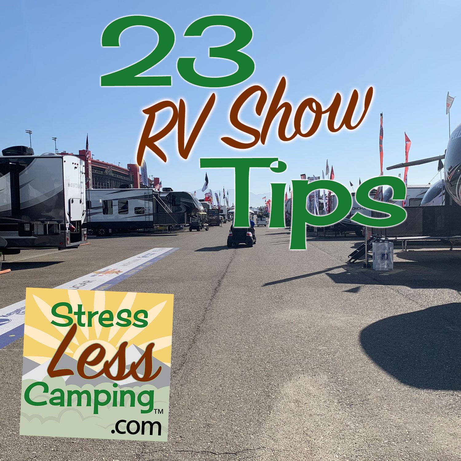 23 tips for visiting an RV show
