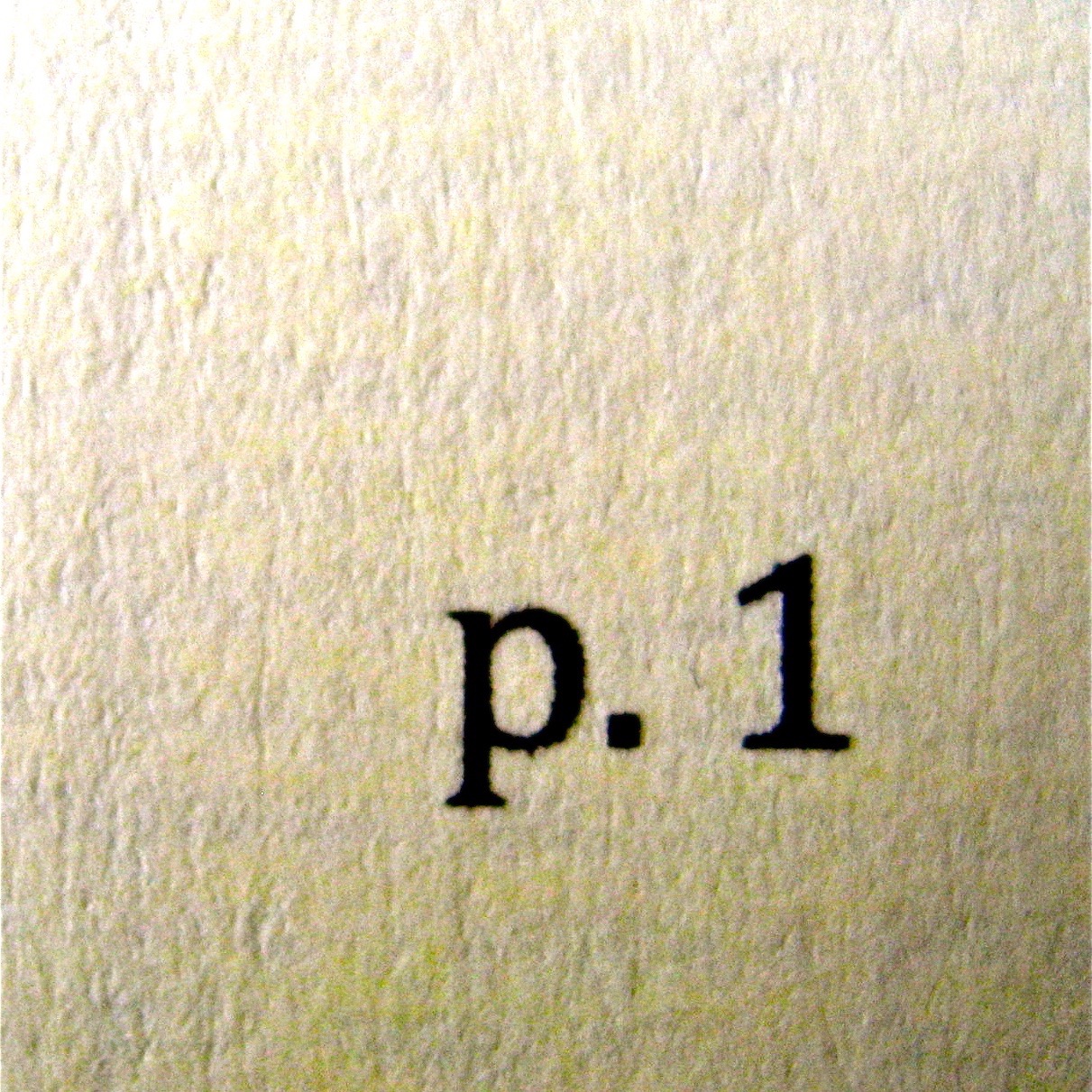 Page One