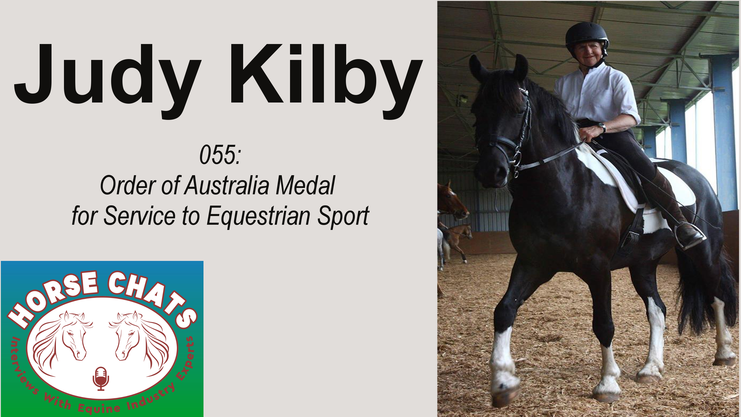 0055: Judy Kilby - Order of Australia Medal for Service to Equestrian Sport