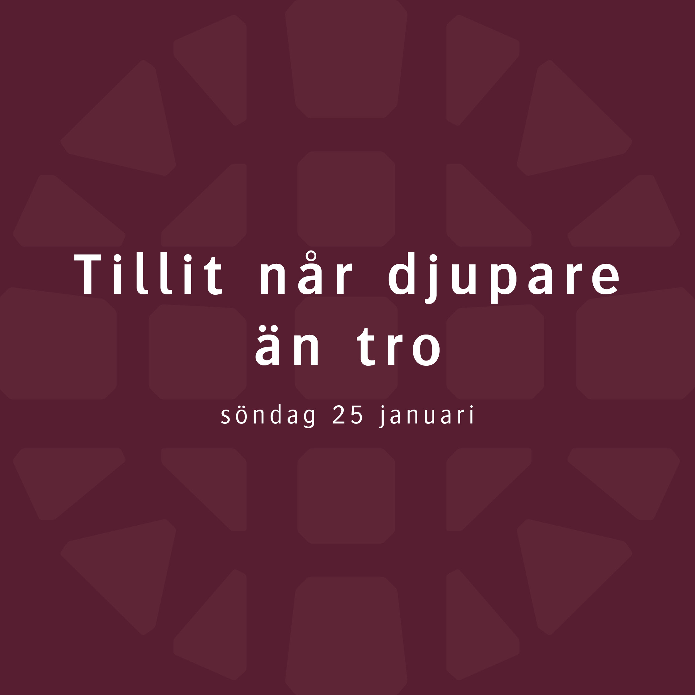 Tillit når djupare än tro – Noomie Hammar