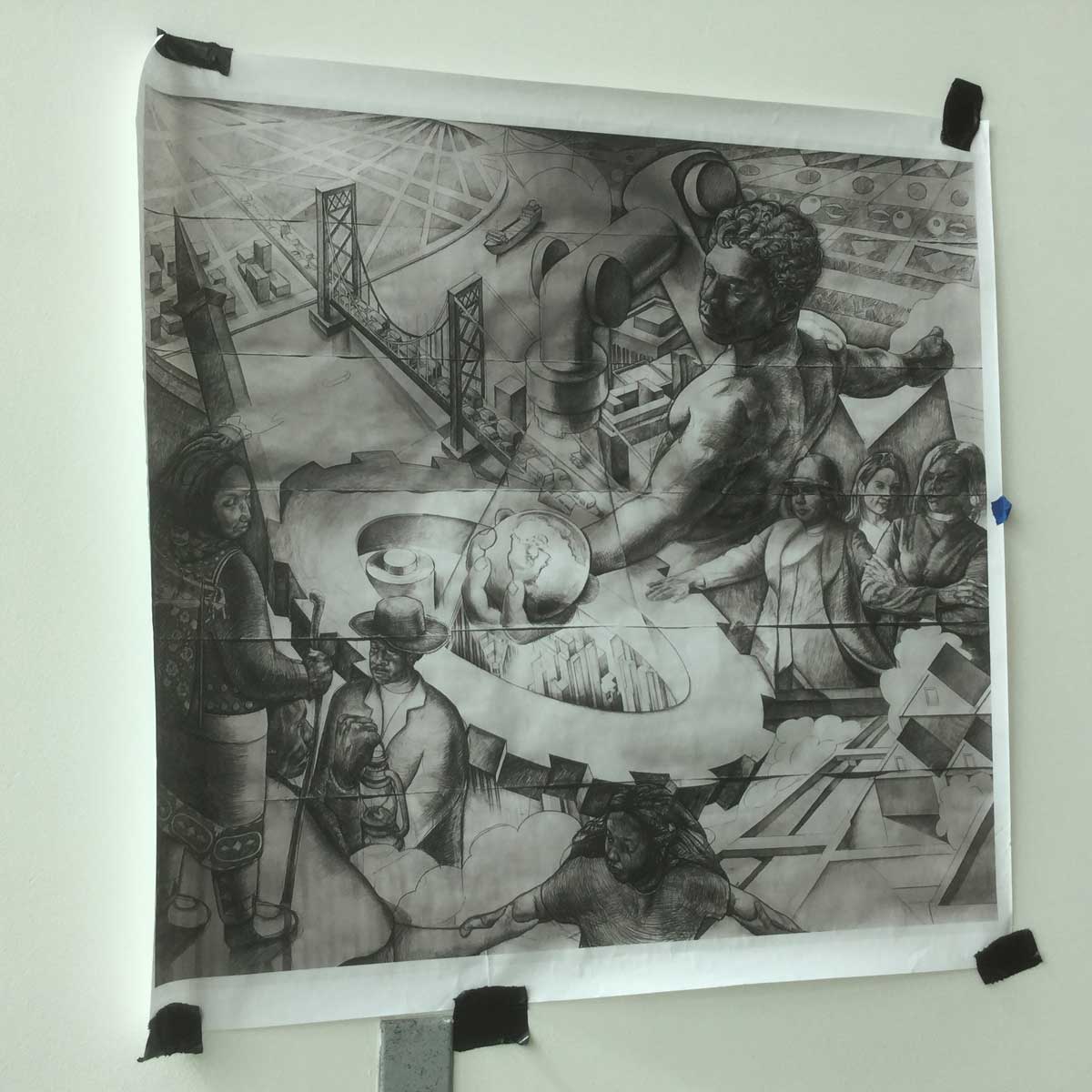 Hubert Massey's Monumental Mural, JoAnne Purtan, The Best Burger Joint & More