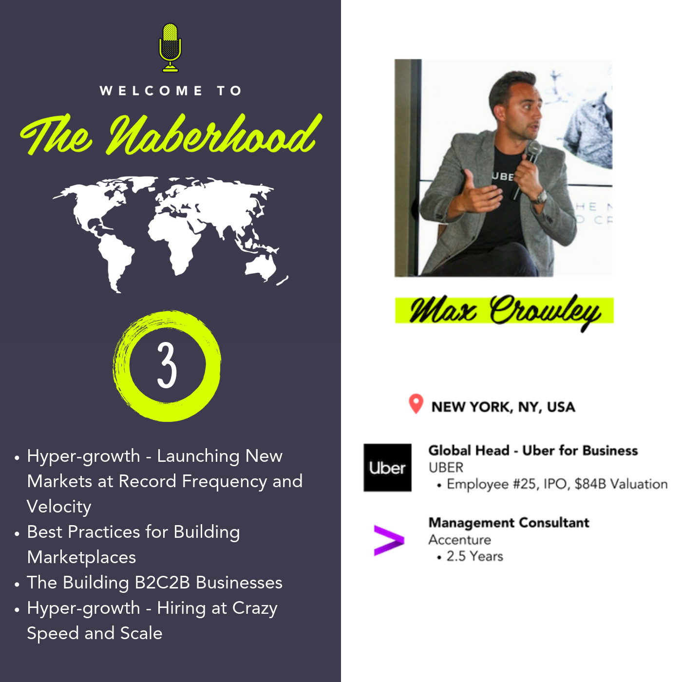 Max Crowley - Former General Manager, Uber for Business @Uber; Employee #25 @Uber - Launching New Markets at Record Frequency and Velocity, Best Practices for Building Marketplaces, Building B2C2B Businesses, Hiring at Speed and Scale