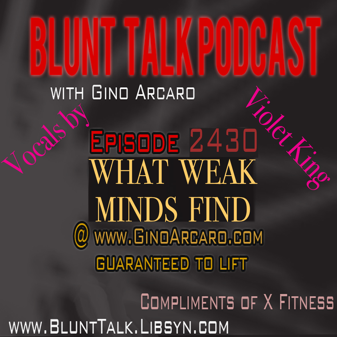2430. What weak minds find.