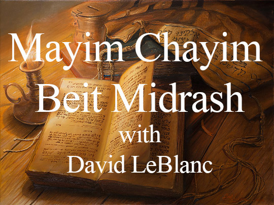 Welcome to Mayim Chayim Beit Midrash