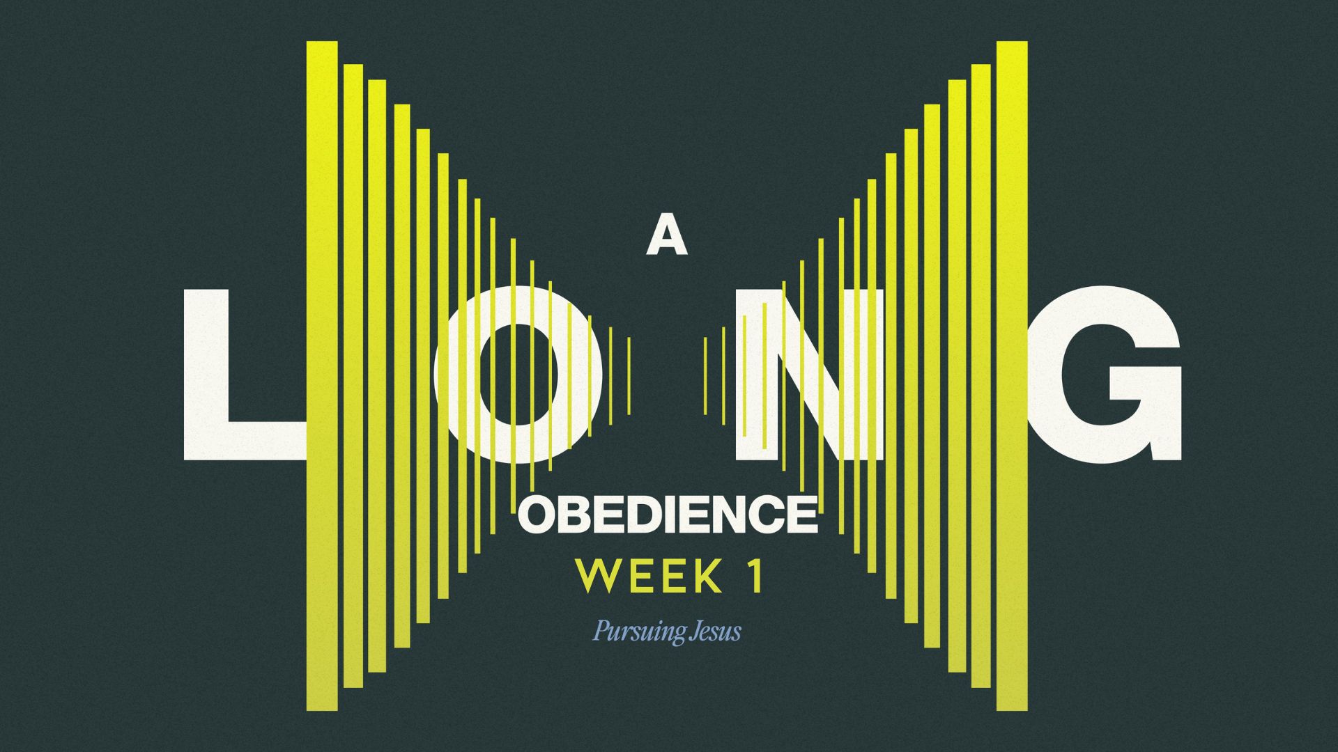 A Long Obedience #1 - A Long Journey