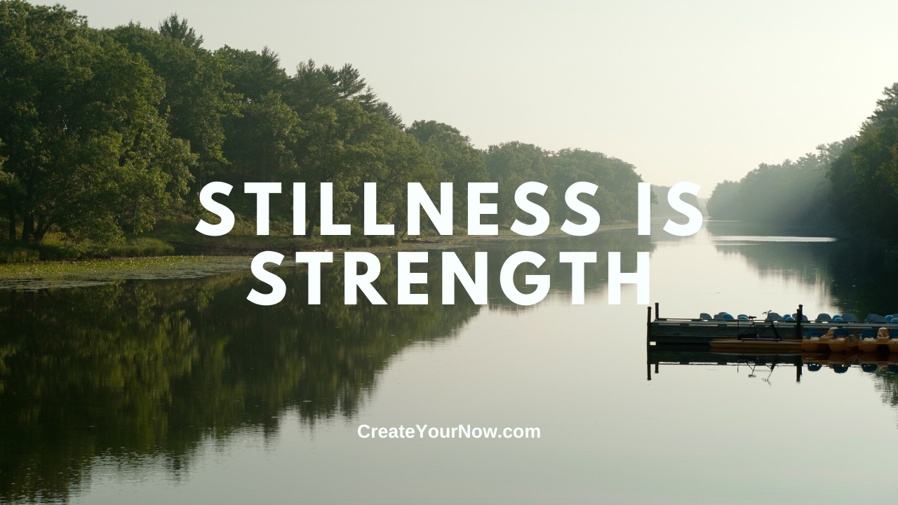 3677 Stillness Is Strength