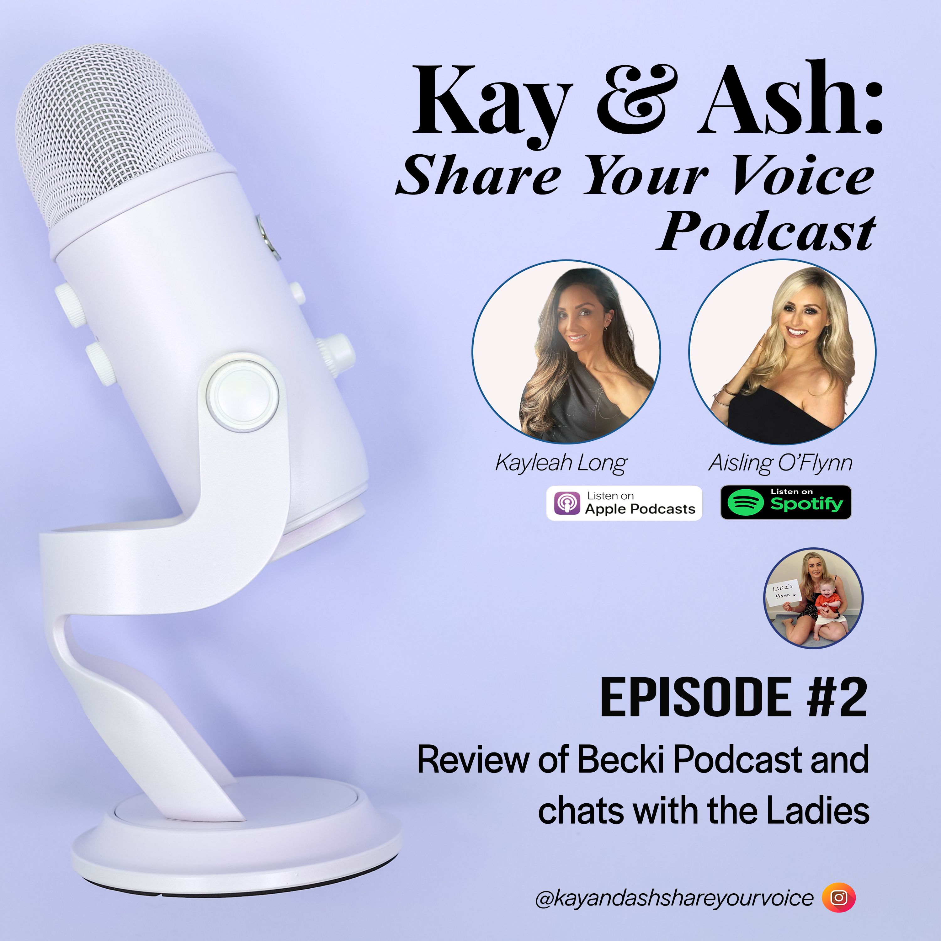 Episode #2 Review of Becki's Podcast and chats with the ladies