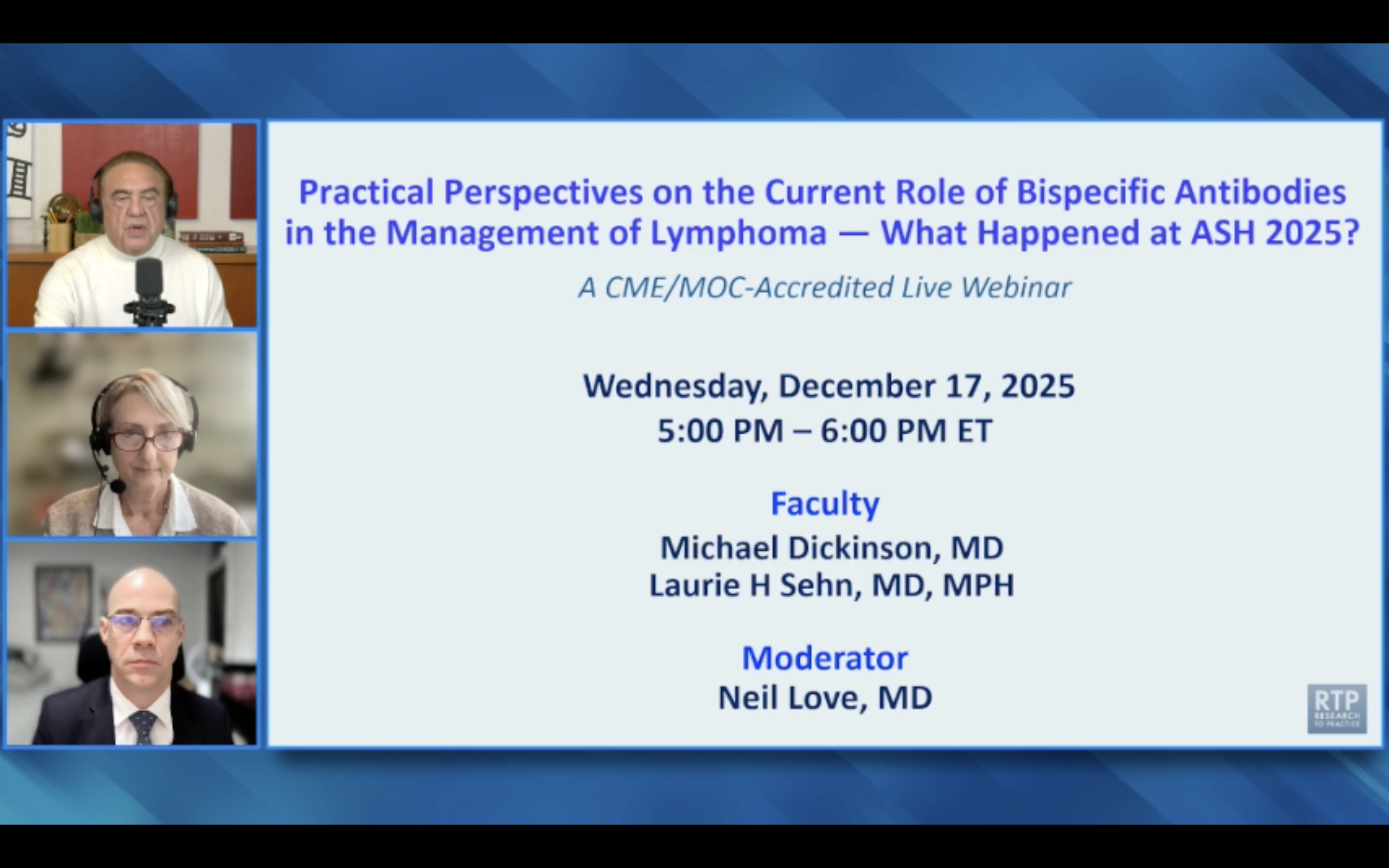 Bispecific Antibodies in the Management of Lymphoma — ASH 2025 Review