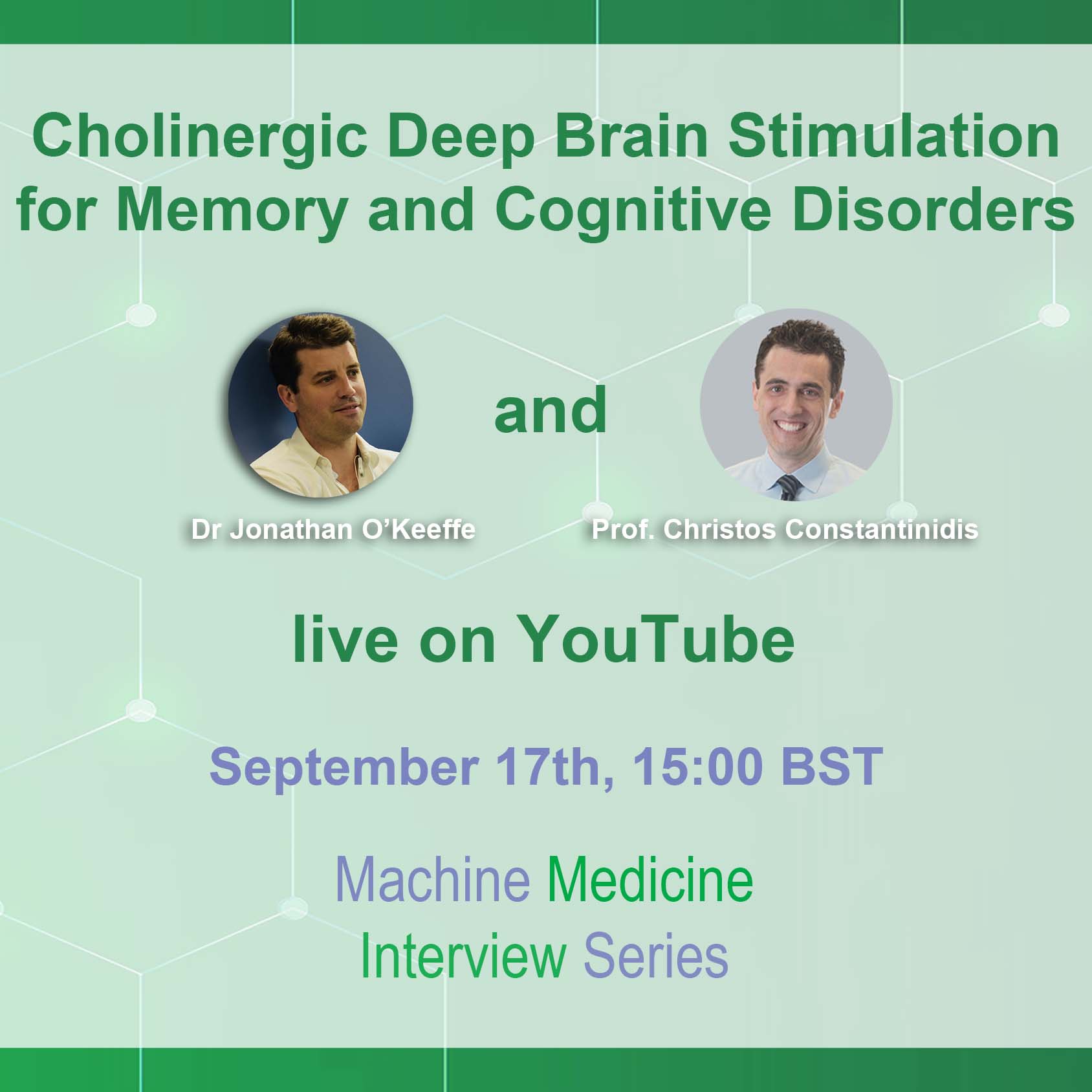 Cholinergic Deep Brain Stimulation for Memory and Cognitive Disorders