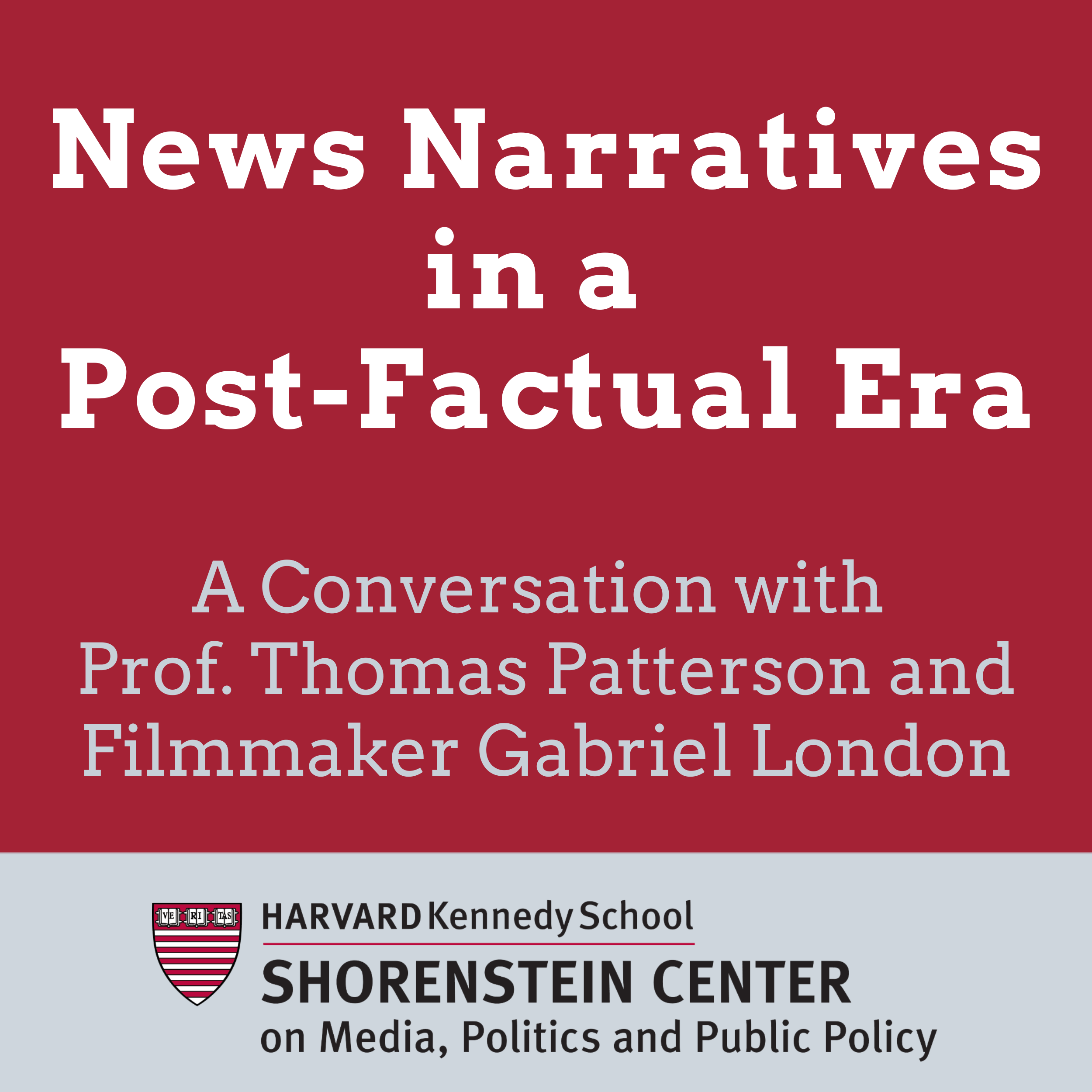 Shorenstein Center Media and Politics Podcast