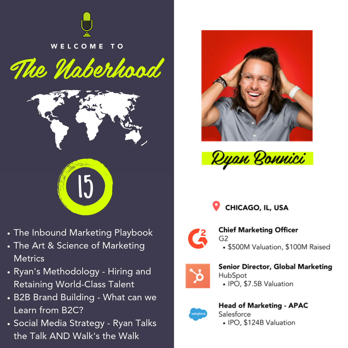 Ryan Bonnici - Chief Marketing Officer @G2 (Formerly @HubSpot, @Salesforce, @Microsoft; Writer @HBR, @Forbes) - The Inbound Marketing Playbook, The Art & Science of Marketing Metrics, Ryan's Hiring & Retention Methodology; B2B Brand Building