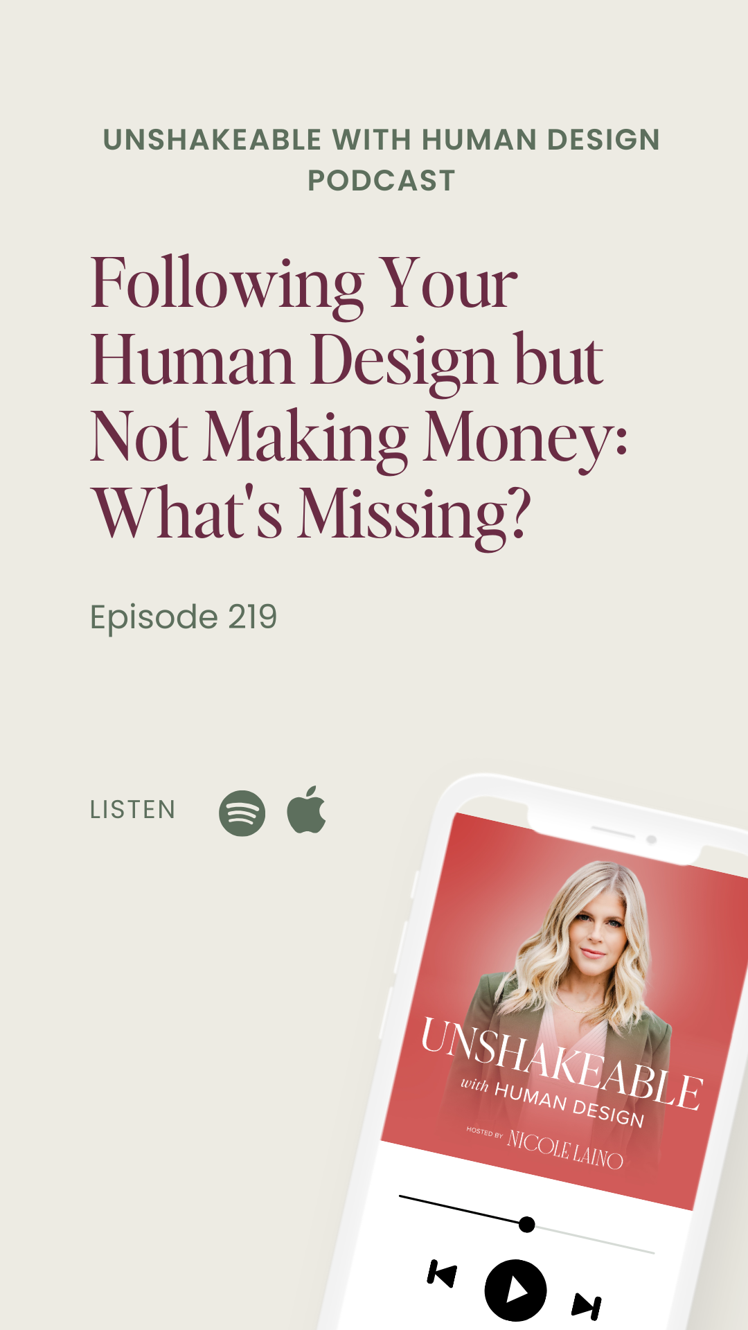 Unshakeable with Human Design - A Human Design For Business Podcast