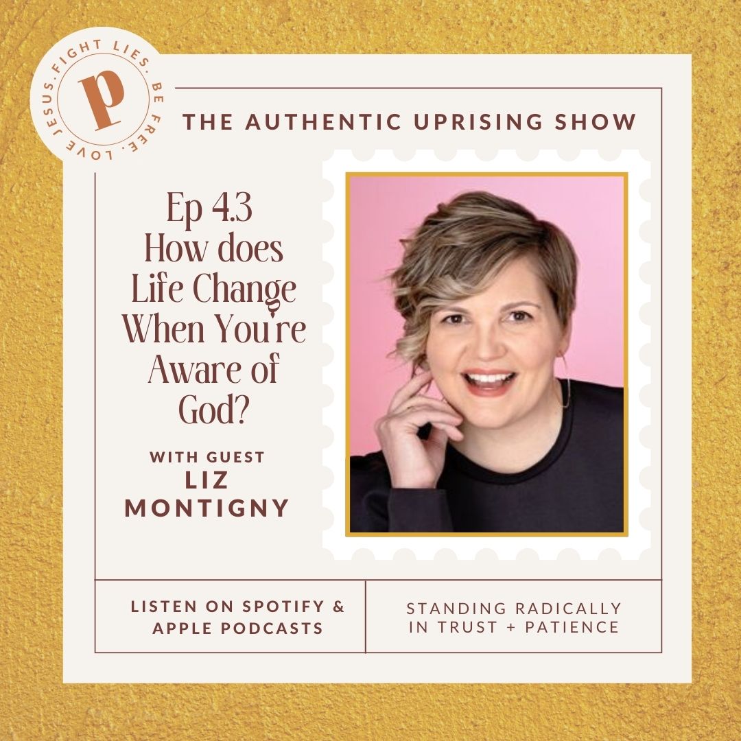 Ep 4.3 How does life change when you're aware of God? with Liz Montigny
