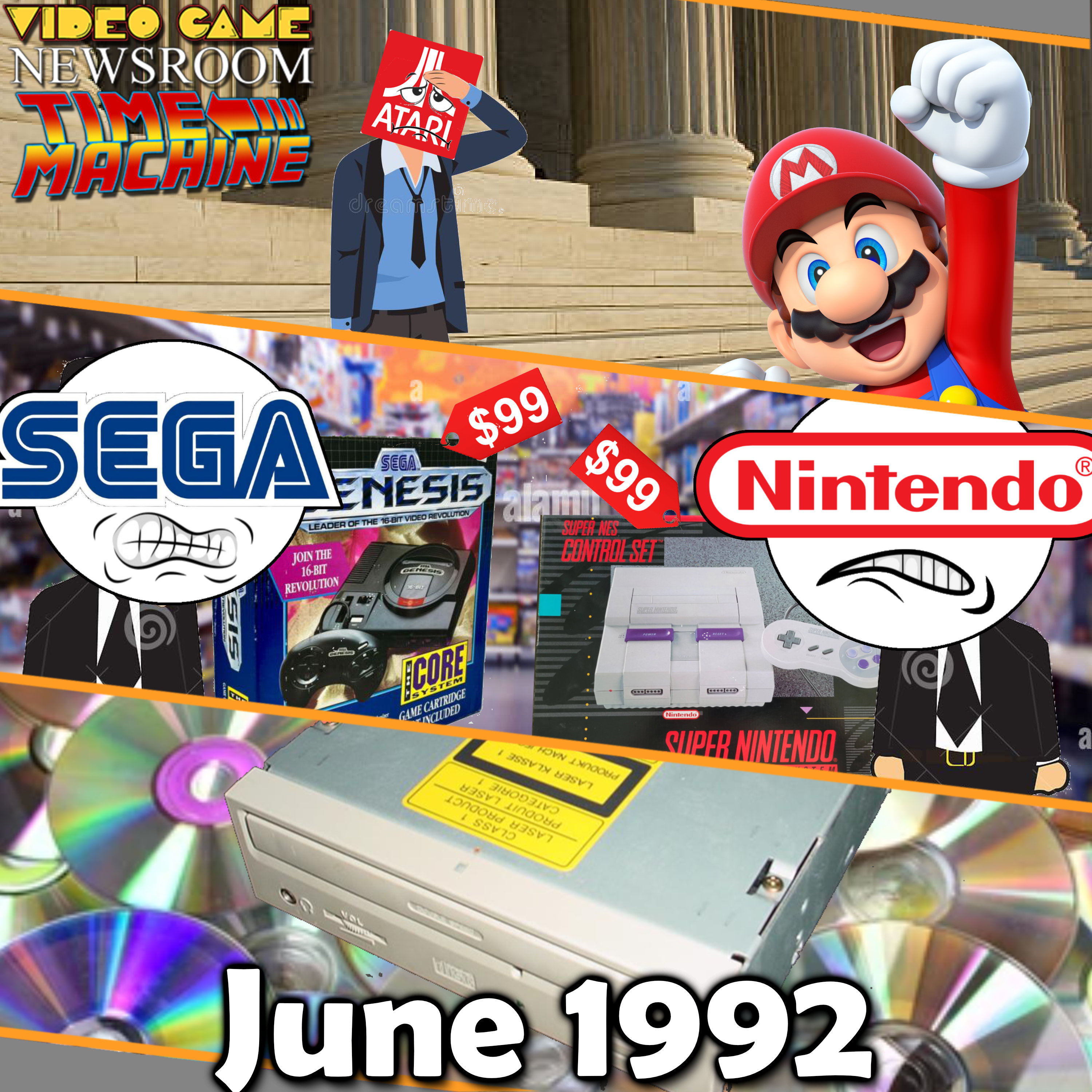 Video Game Newsroom Time Machine
