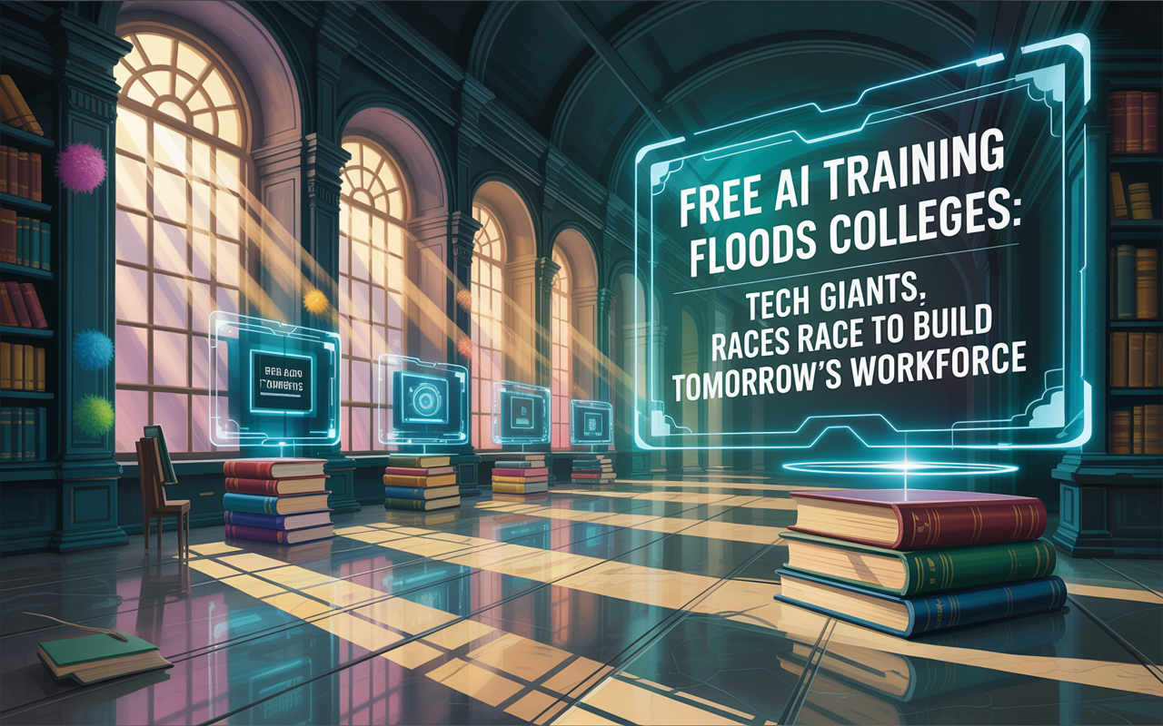 📚 Free AI Training Floods Colleges