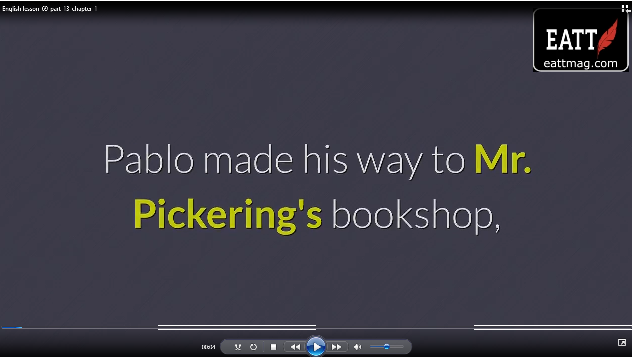Mr. Pickering had sent Pablo a text