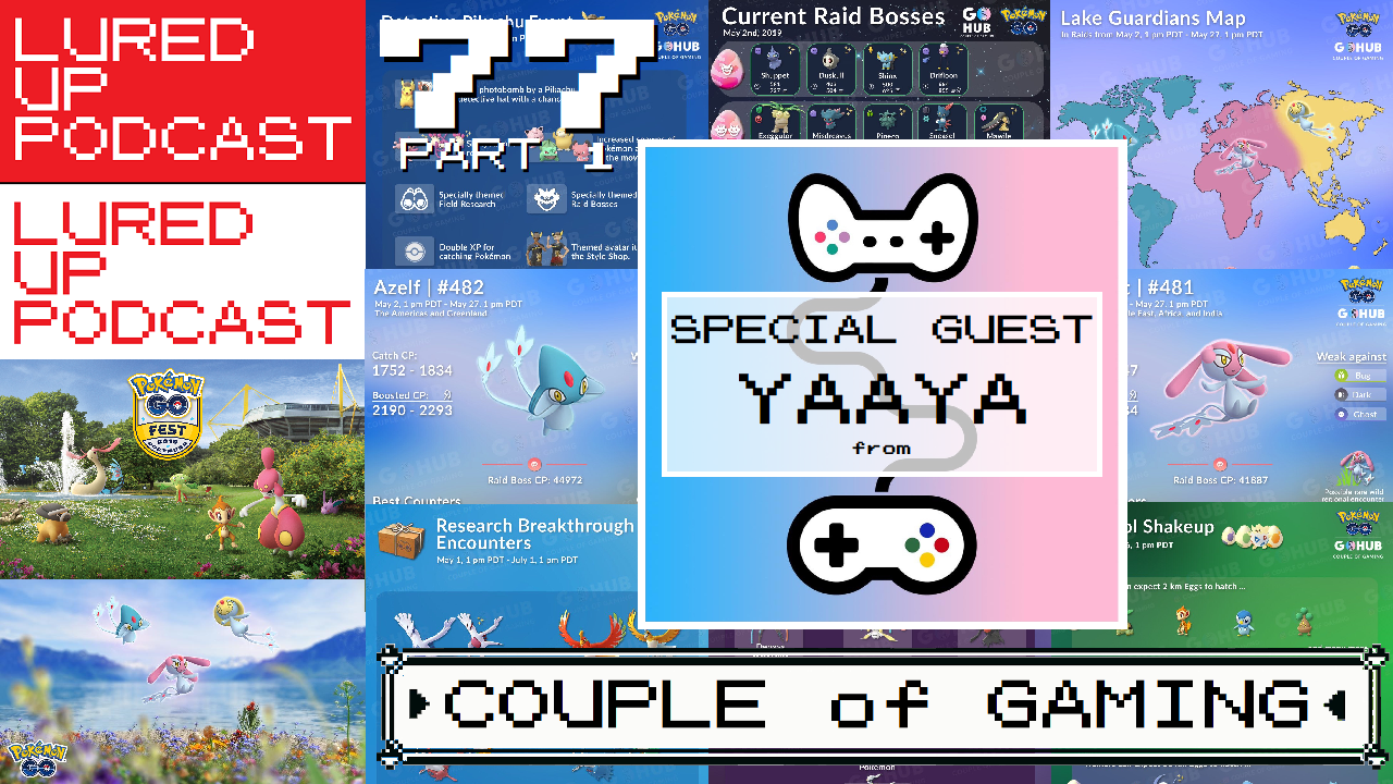 cover of episode LURED UP PODCAST 77 PART 1 - Infographics For Days - POKÉMON GO PODCAST