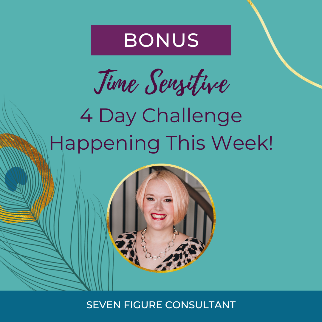 TIME SENSITIVE - 4 Day Challenge Happening This Week!