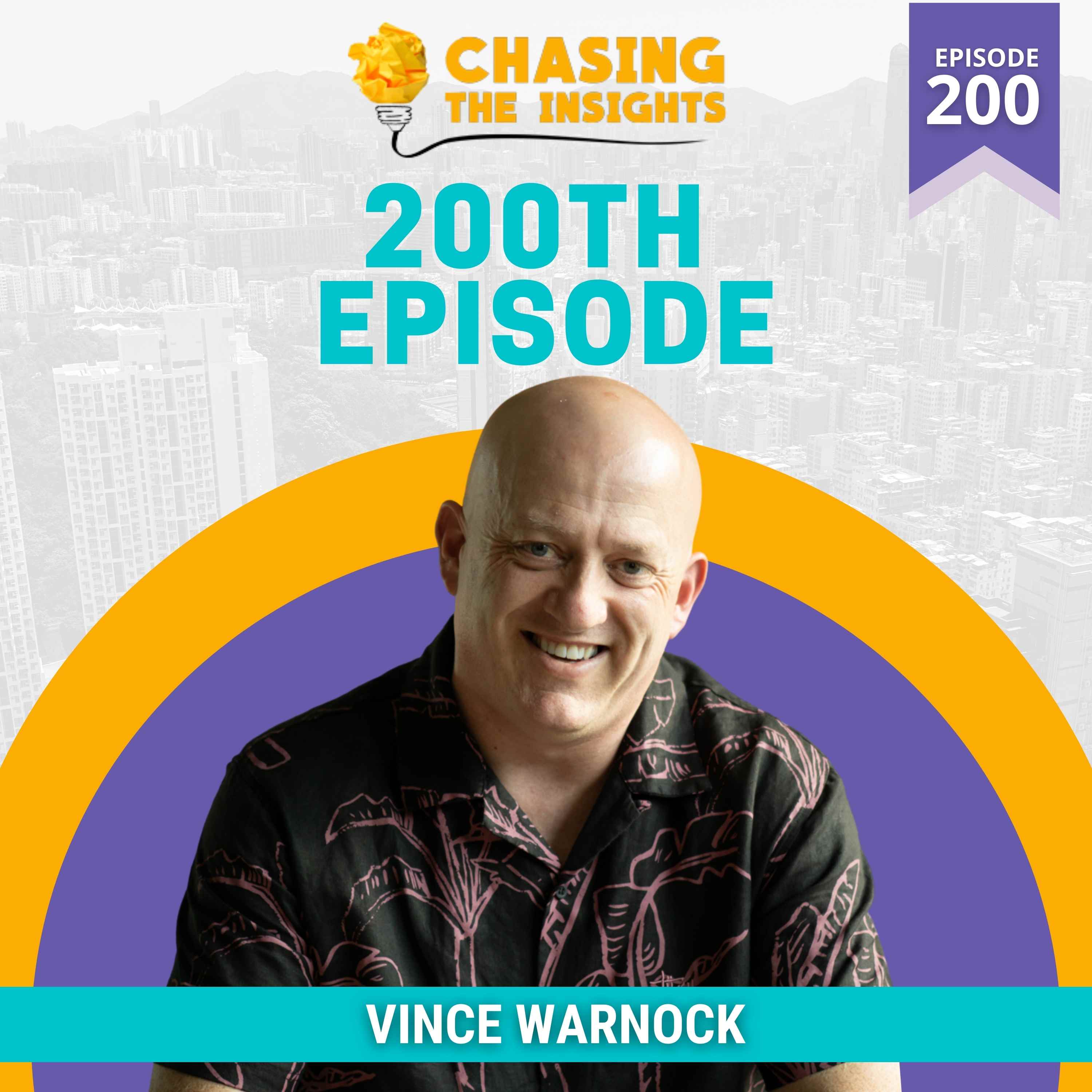EP200 - Vince Warnock on the road so far and the road to come