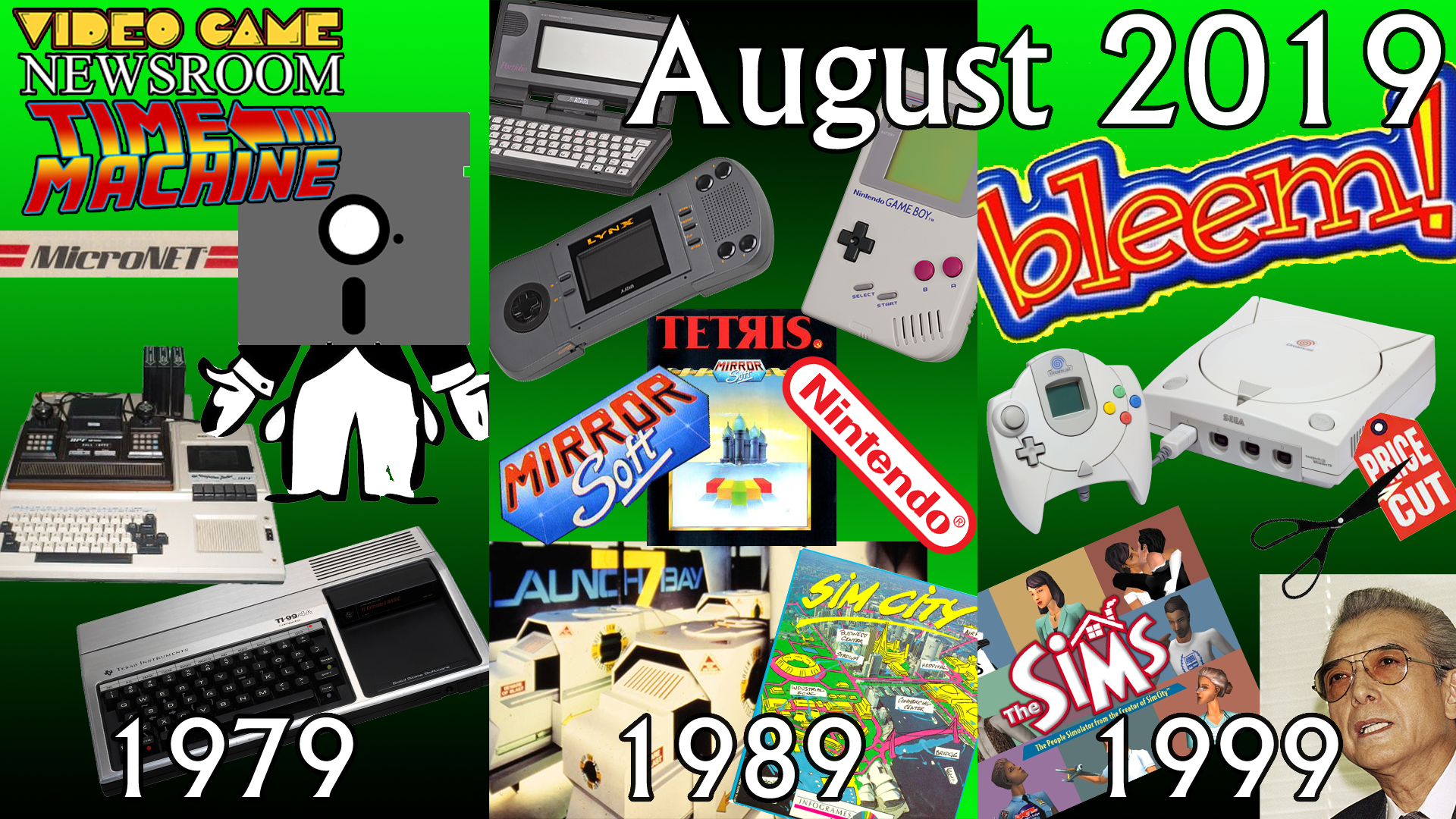 Video Game Newsroom Time Machine