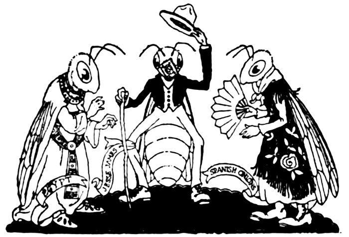 How Dippy the Wisp and Slip Me Liz Came in the Moonshine Where the Potato Face Blind Man Sat with His Accordion - An American Folktale