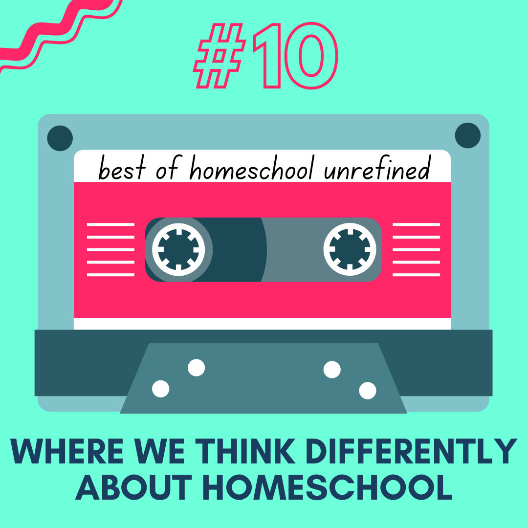 183: Most-Loved Episodes #10: Where We Think Differently About Homeschool