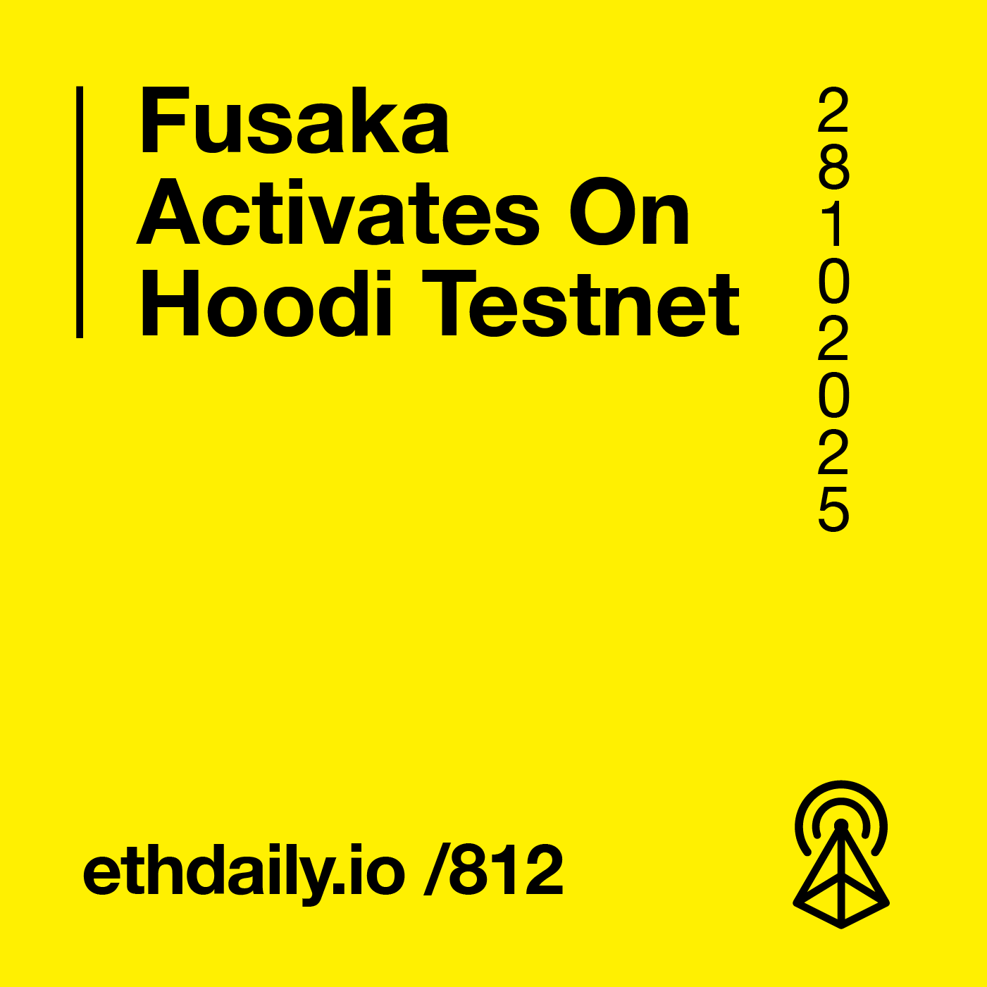 Fusaka Activates On Hoodi Testnet
