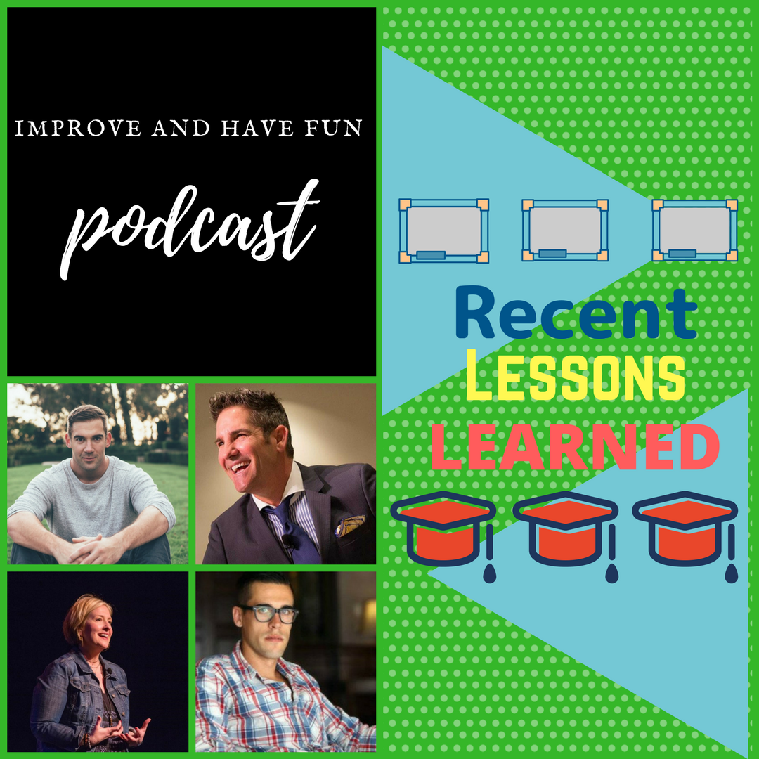 Recent Lessons Learned-new segment!
