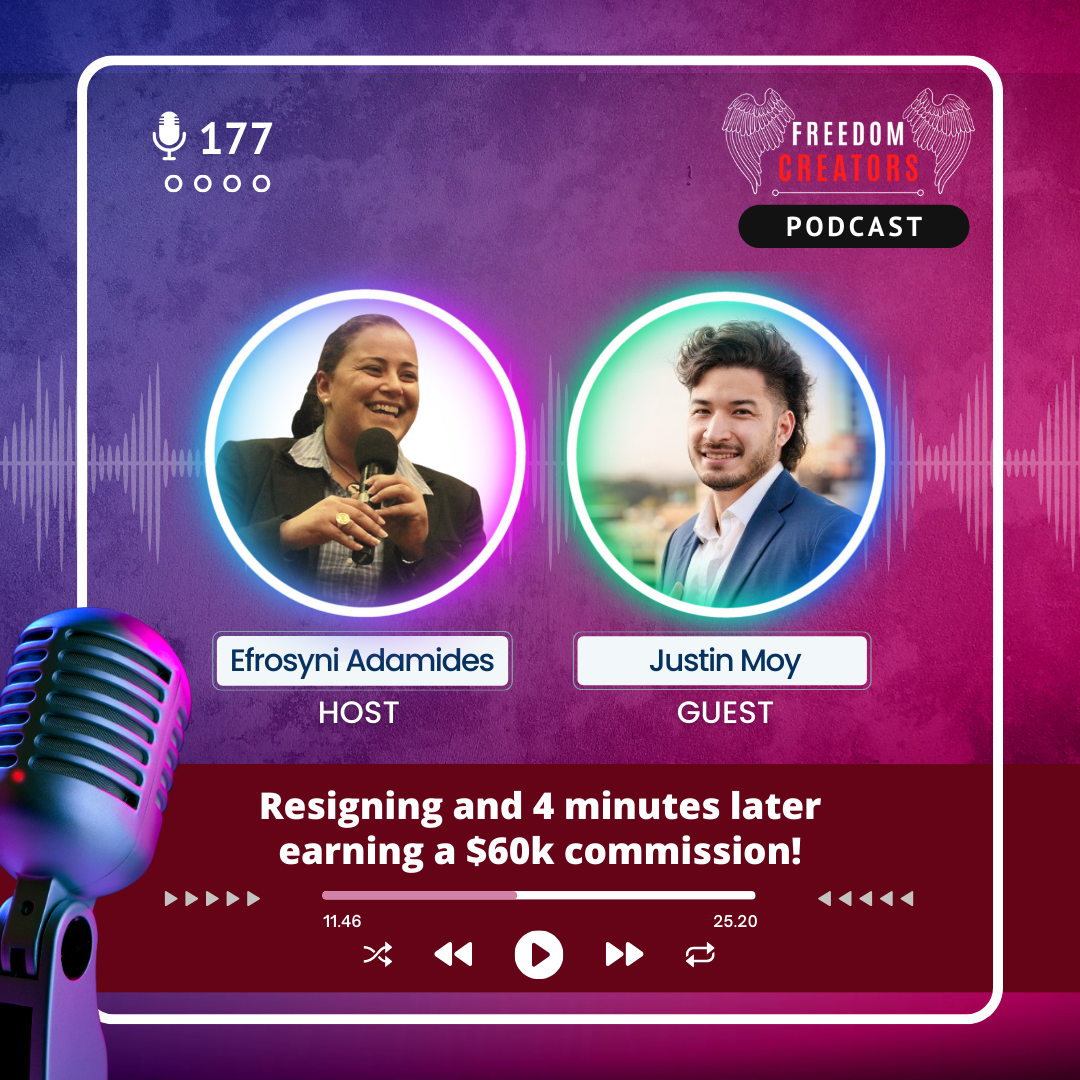 177. Resigning and 4 minutes later earning a $60k commission