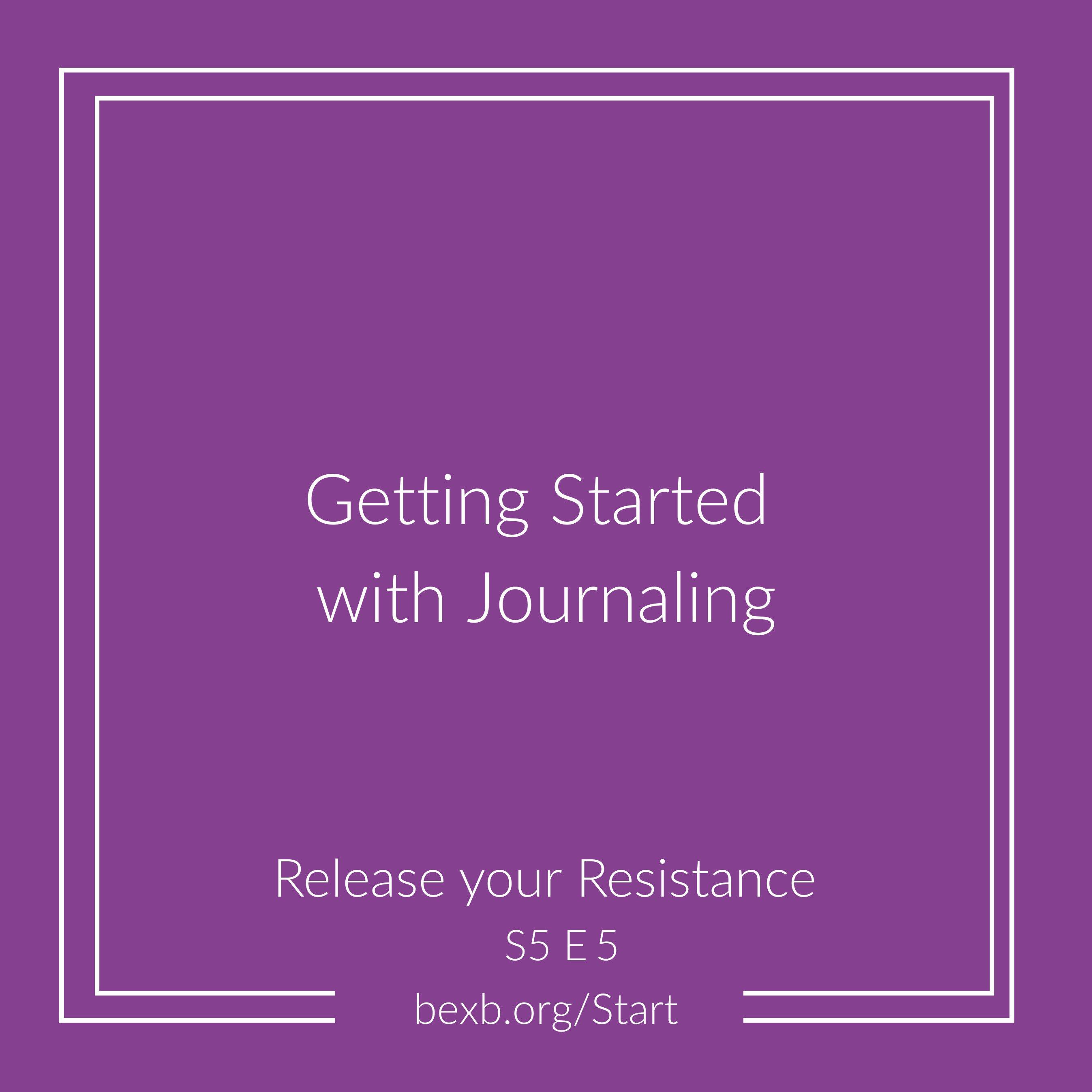 Getting Started with Journaling