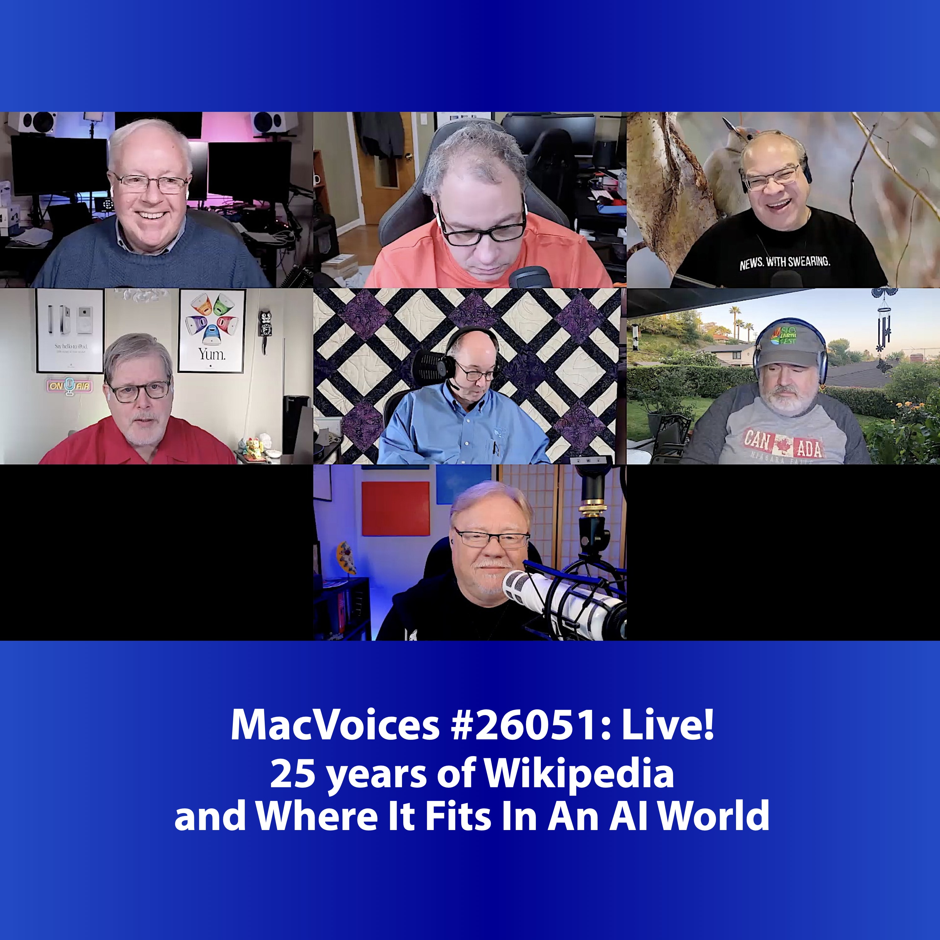 MacVoices #26051: Live! - 25 years of Wikipedia and Where It Fits In An AI World