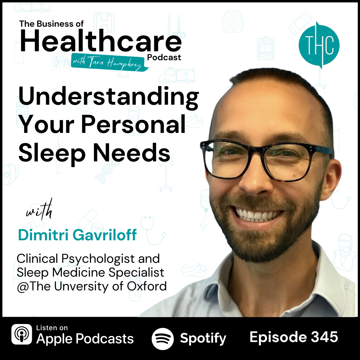 #345 Understanding Your Personal Sleep Needs with Dr Dimitri Gavriloff