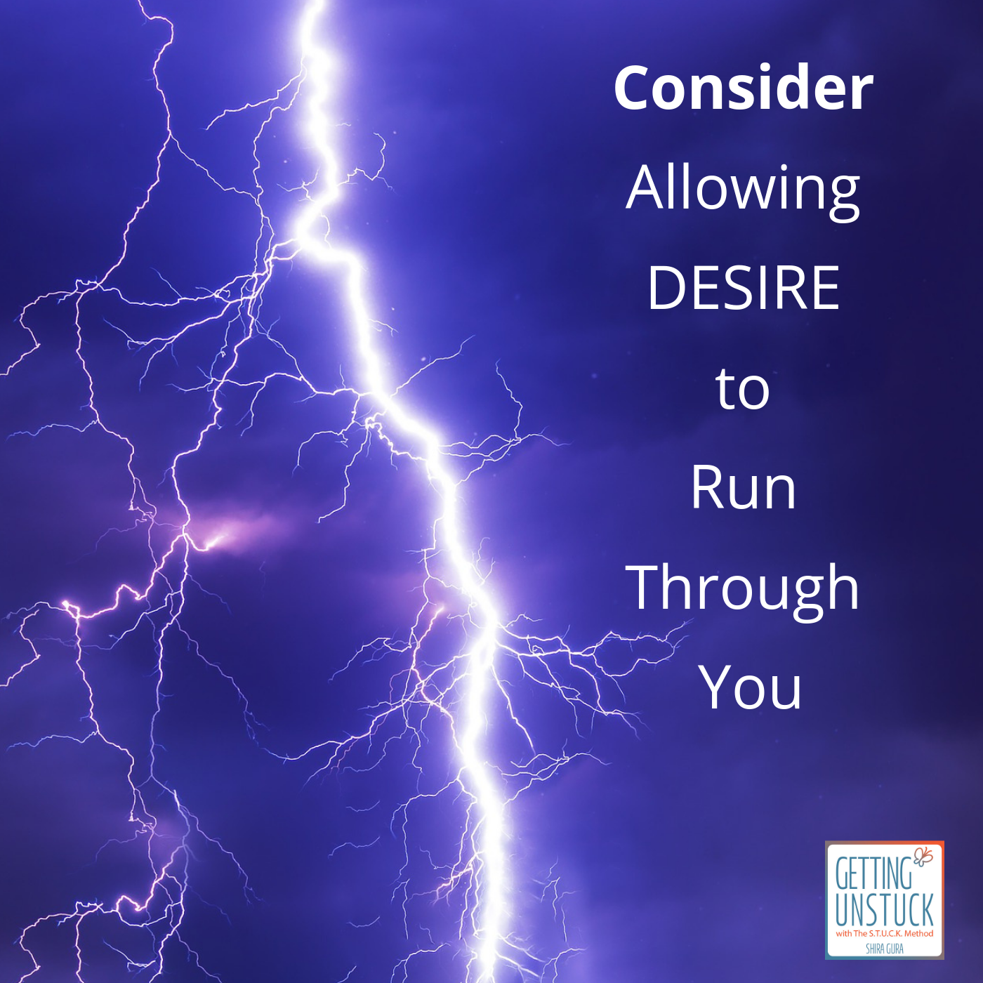cover of episode 098: Consider Allowing DESIRE to run through you