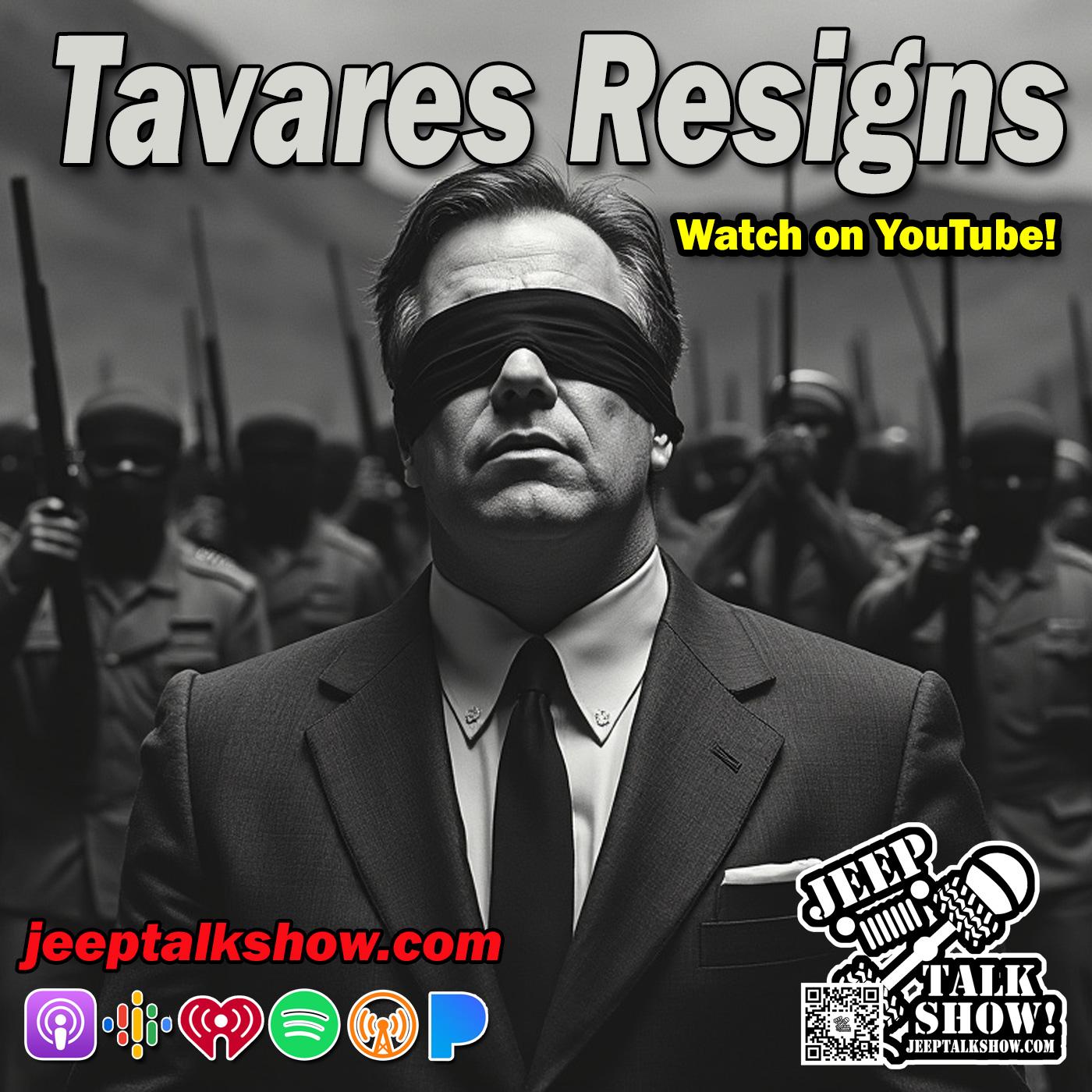 Tavares Resigns