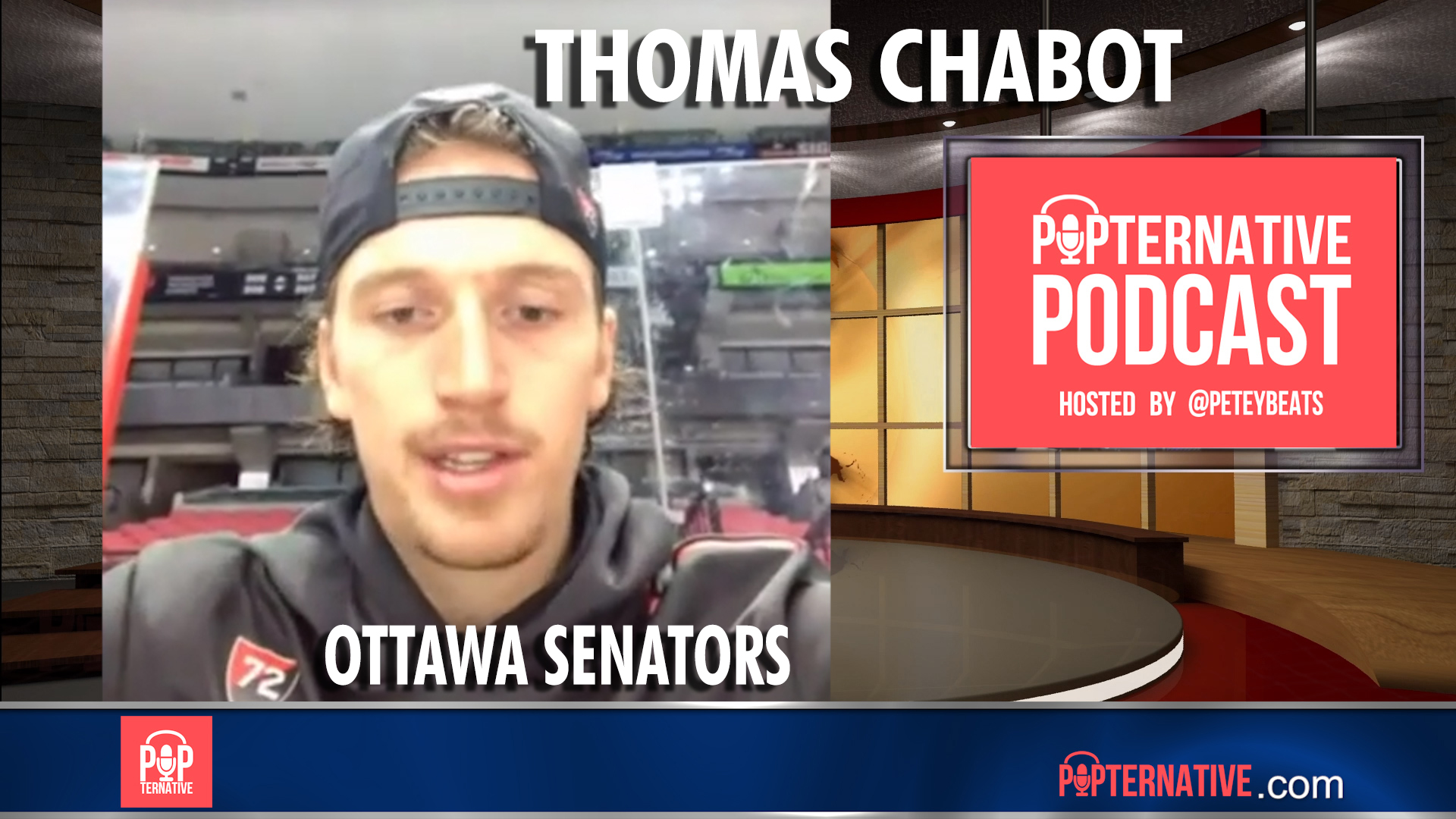 Thomas Chabot of the Ottawa Senators returns to Popternative for a third time!