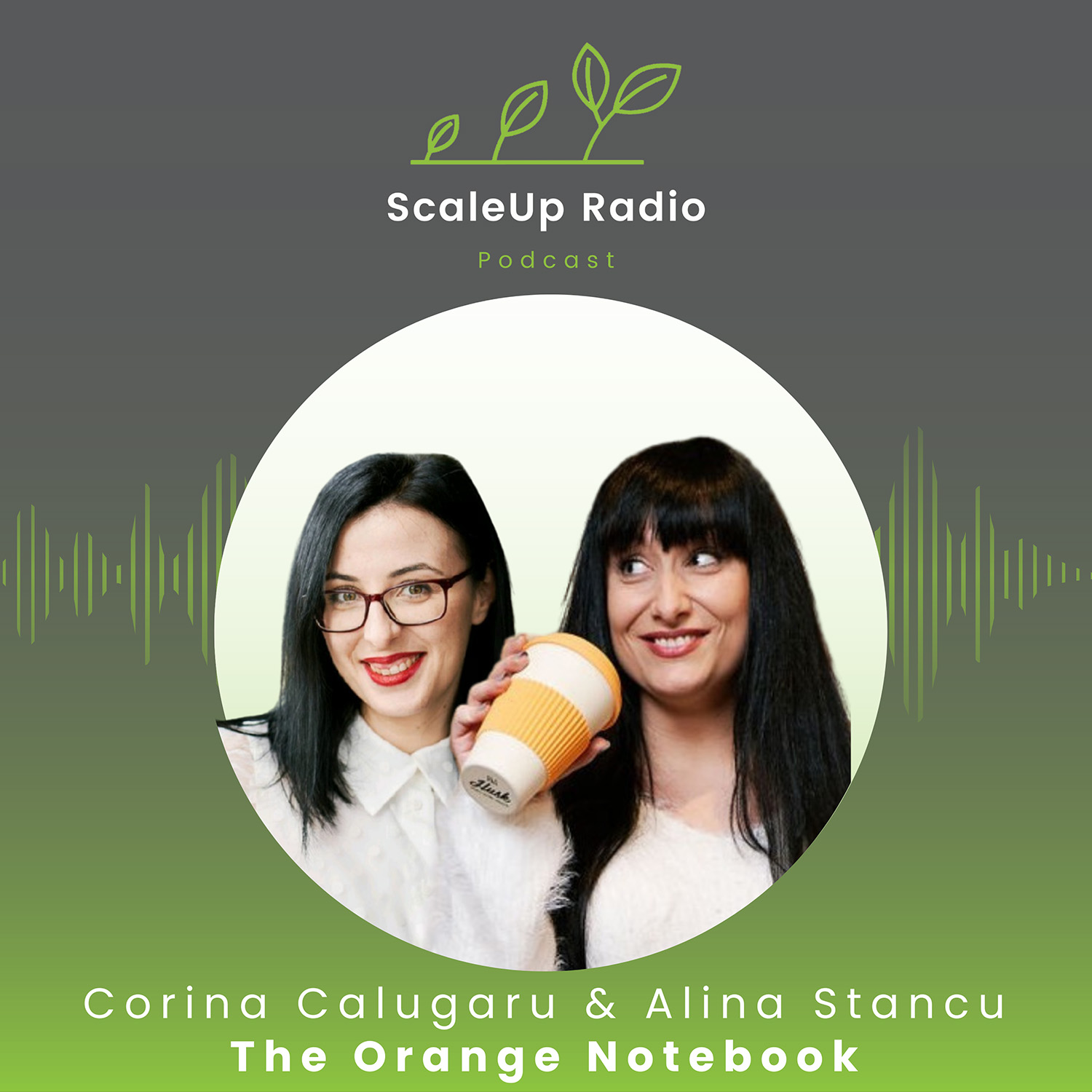 Episode #507 - From a £10 Startup to Strategic Growth: The Orange Notebook Journey - with Corina Calugaru and Alina Stancu — ScaleUp Radio Episode #507