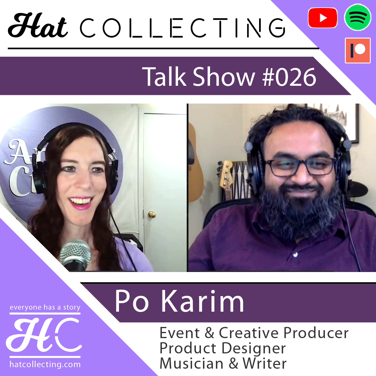 #026 Po Karim (Event and Creative Producer, Product Designer, Musician, Writer, Knitter)