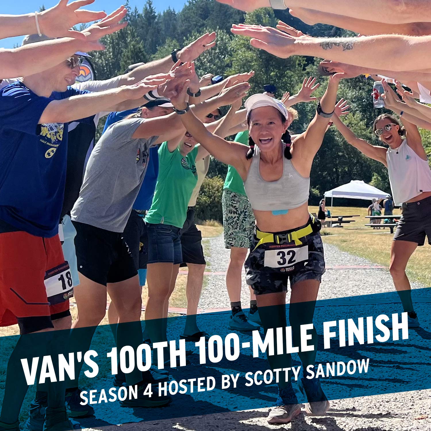 Van's  100th 100-Mile Finish
