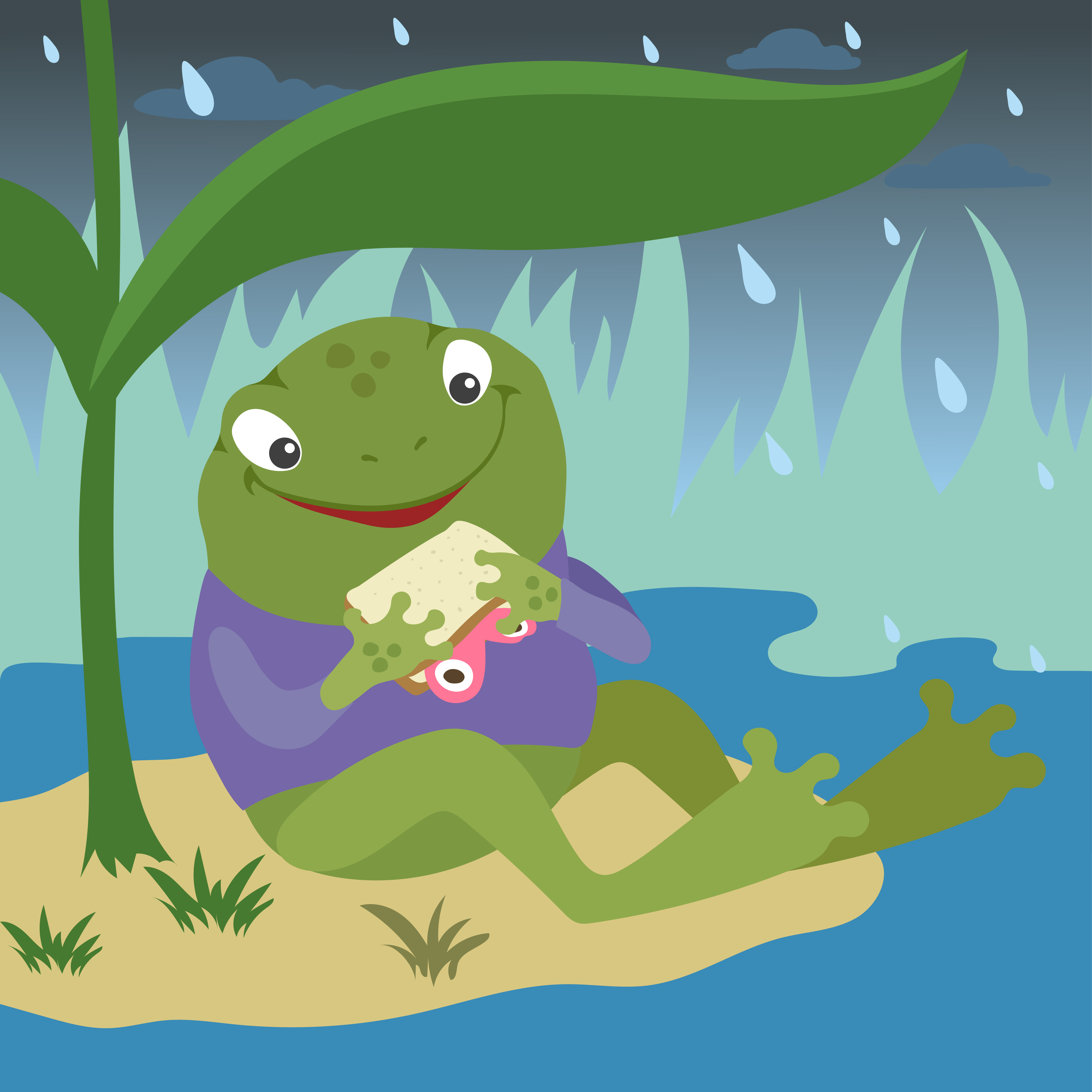 Enjoy a Fishing Adventure with this classic Potter Tale -Storytelling Podcast for Kids - Mr. Jeremy FisherE:110