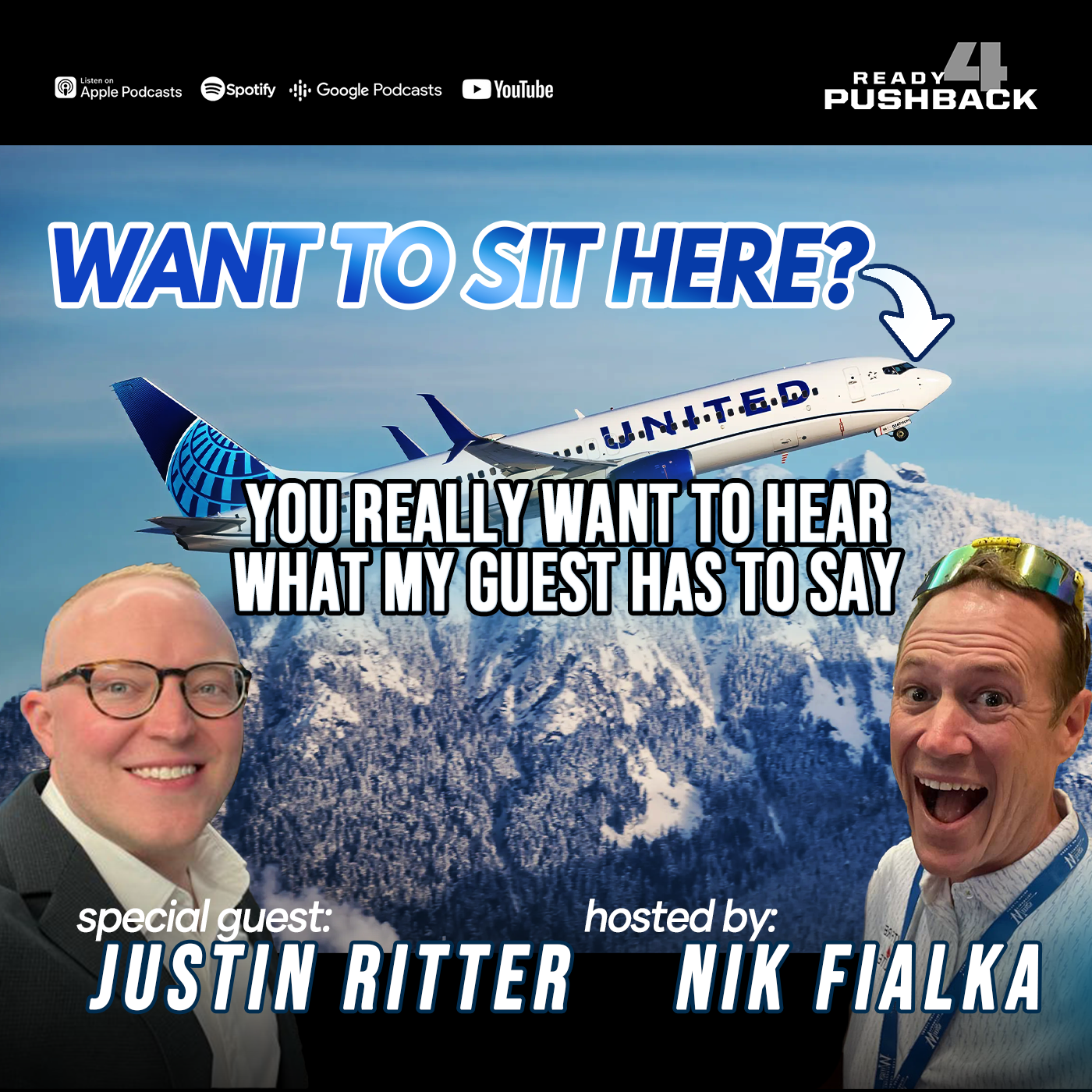 Ep114: United Airlines Director of Hiring Pilot Hiring Outlook Justin Ritter (You Really Want to Hear What This Guy has to Say)
