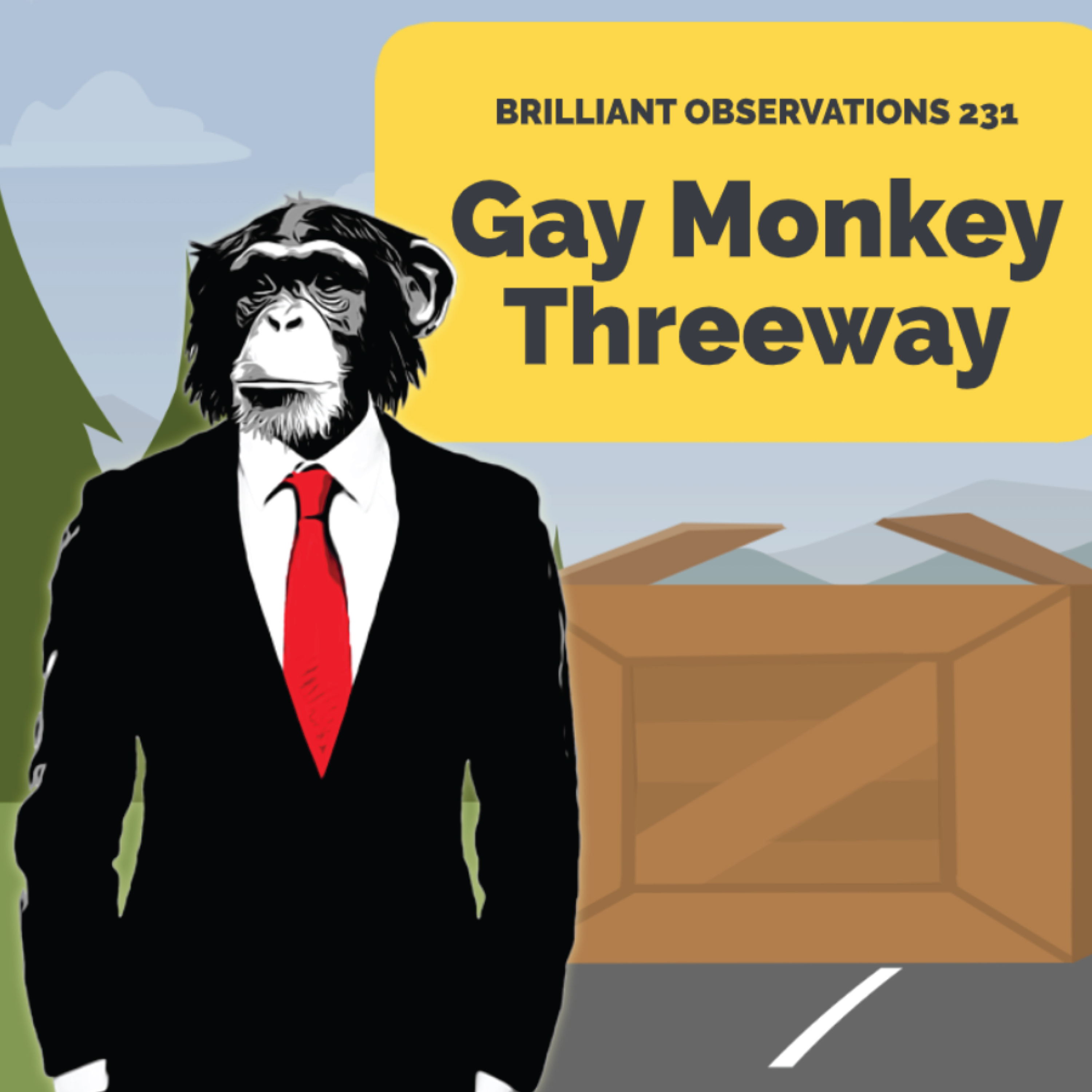 Gay Monkey Threeway