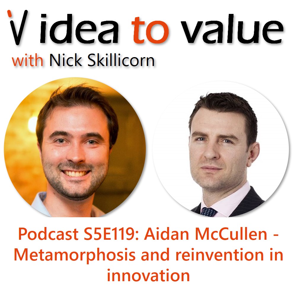 Podcast S5E119: Aidan McCullen - Metamorphosis and reinvention in innovation