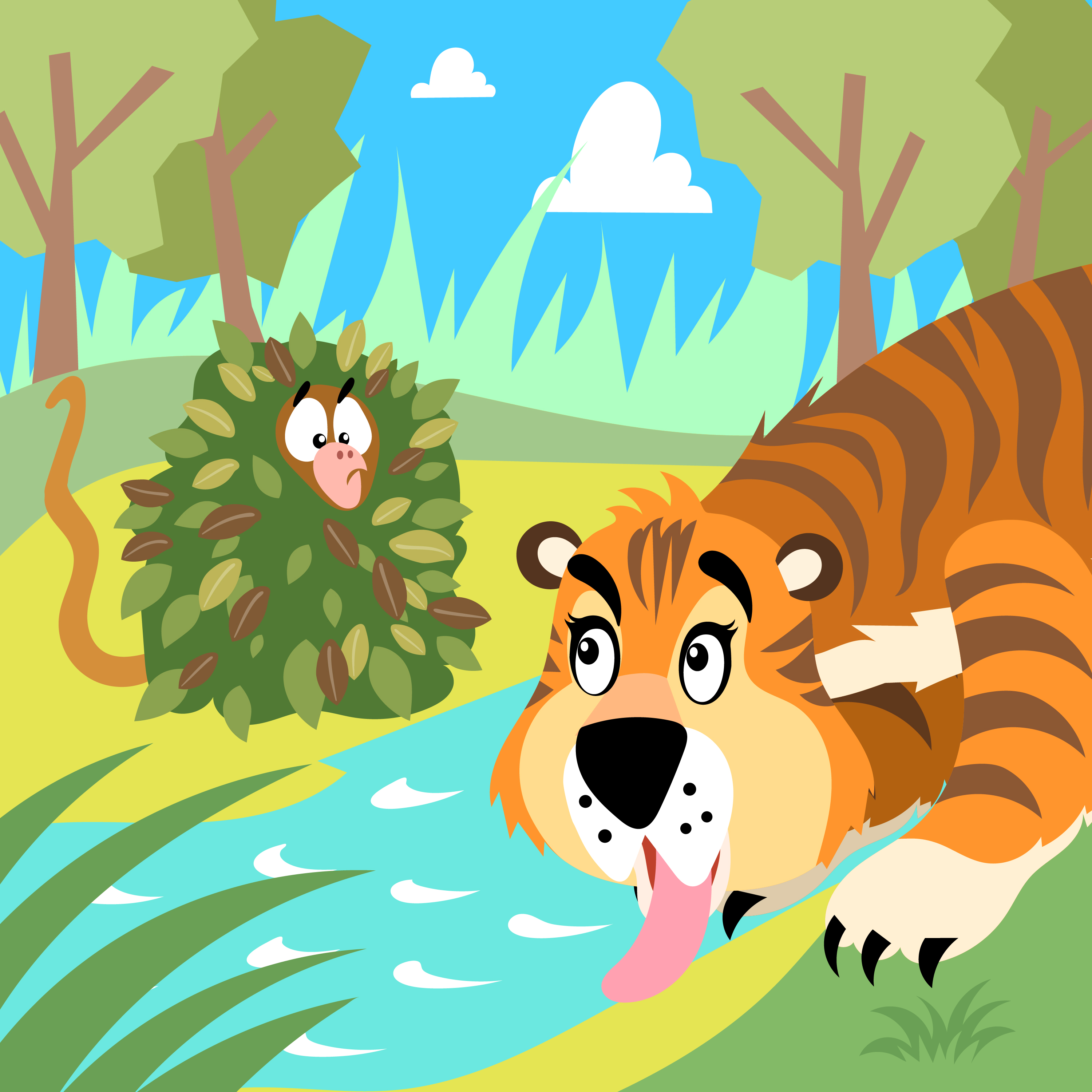 How Monkey Got a Drink When He Was Thirsty - A Folktale from Brazil- Storytelling Podcast for Kids:E209