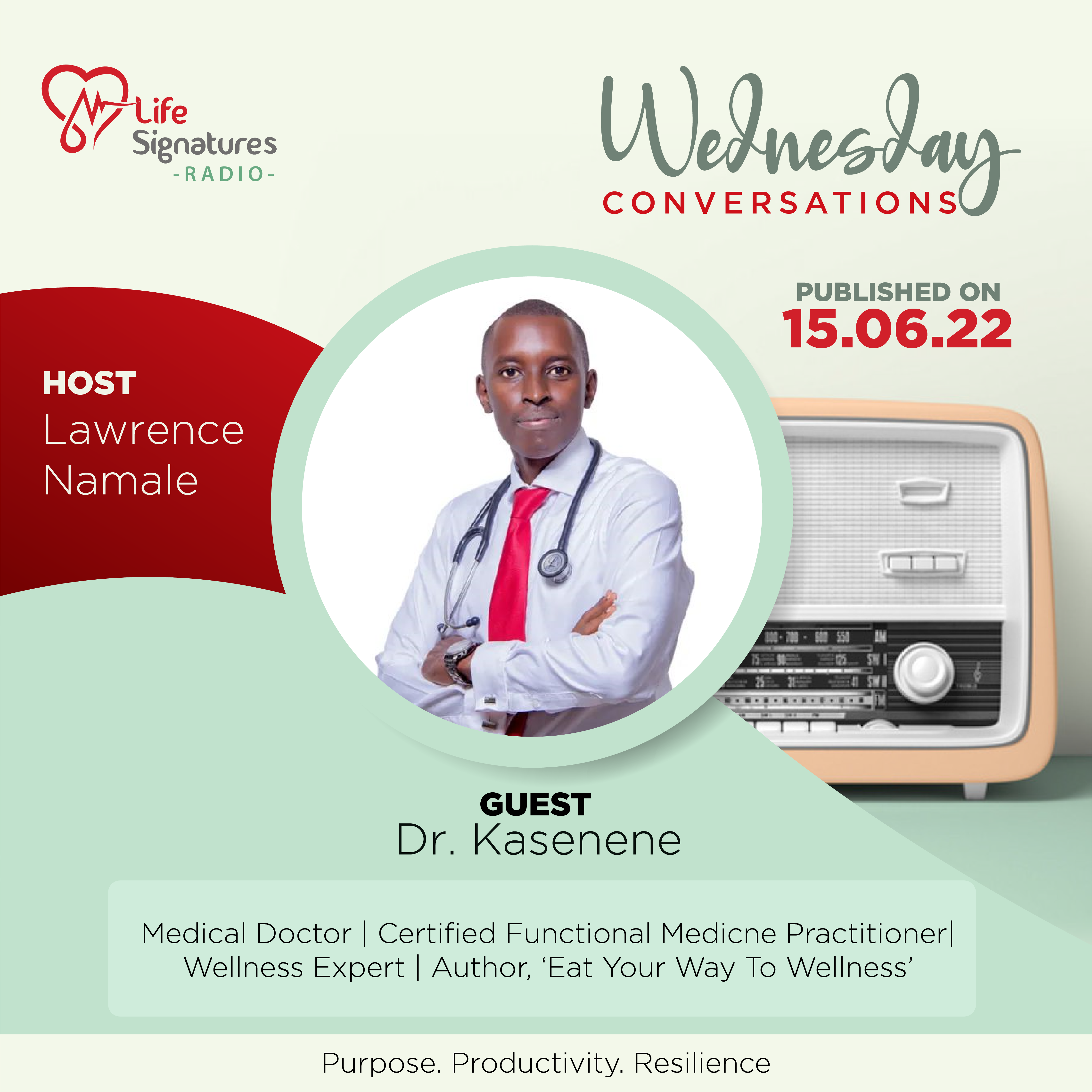 🎉 New #Podcast! 1097. Dr.Kasenene. The Power of Functional Medicine in Health and Wellness